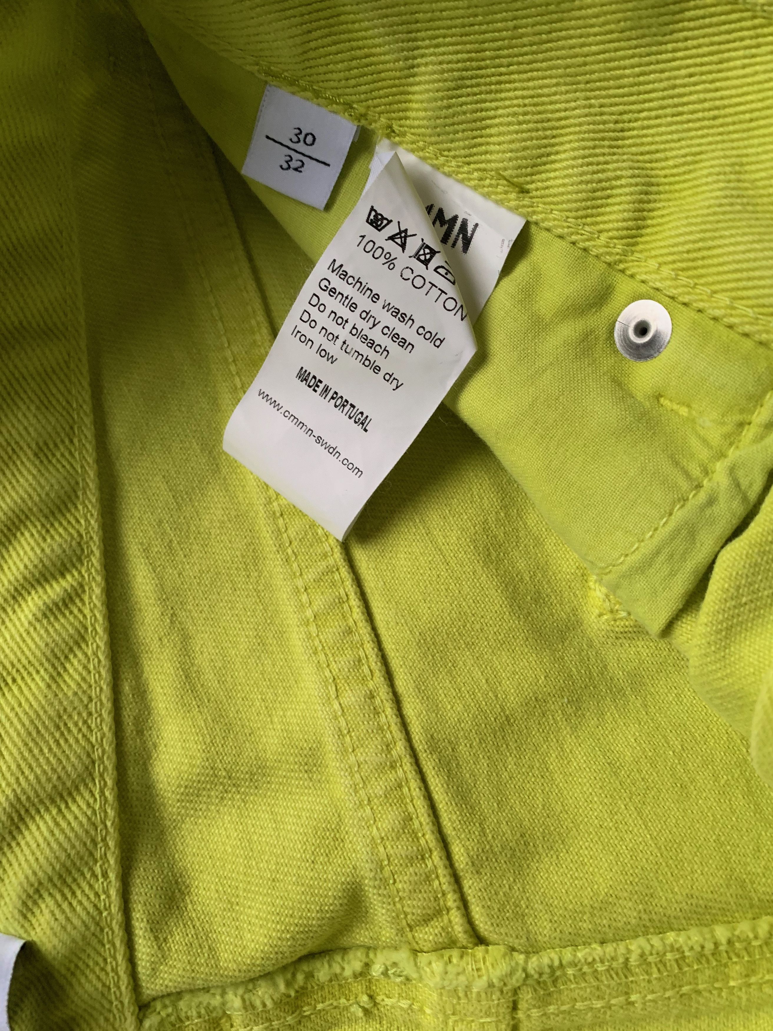 CMMN SWDN CMMN Sweden Neon Jeans, Size 30 Size US 30 / EU 46 - 3 Thumbnail