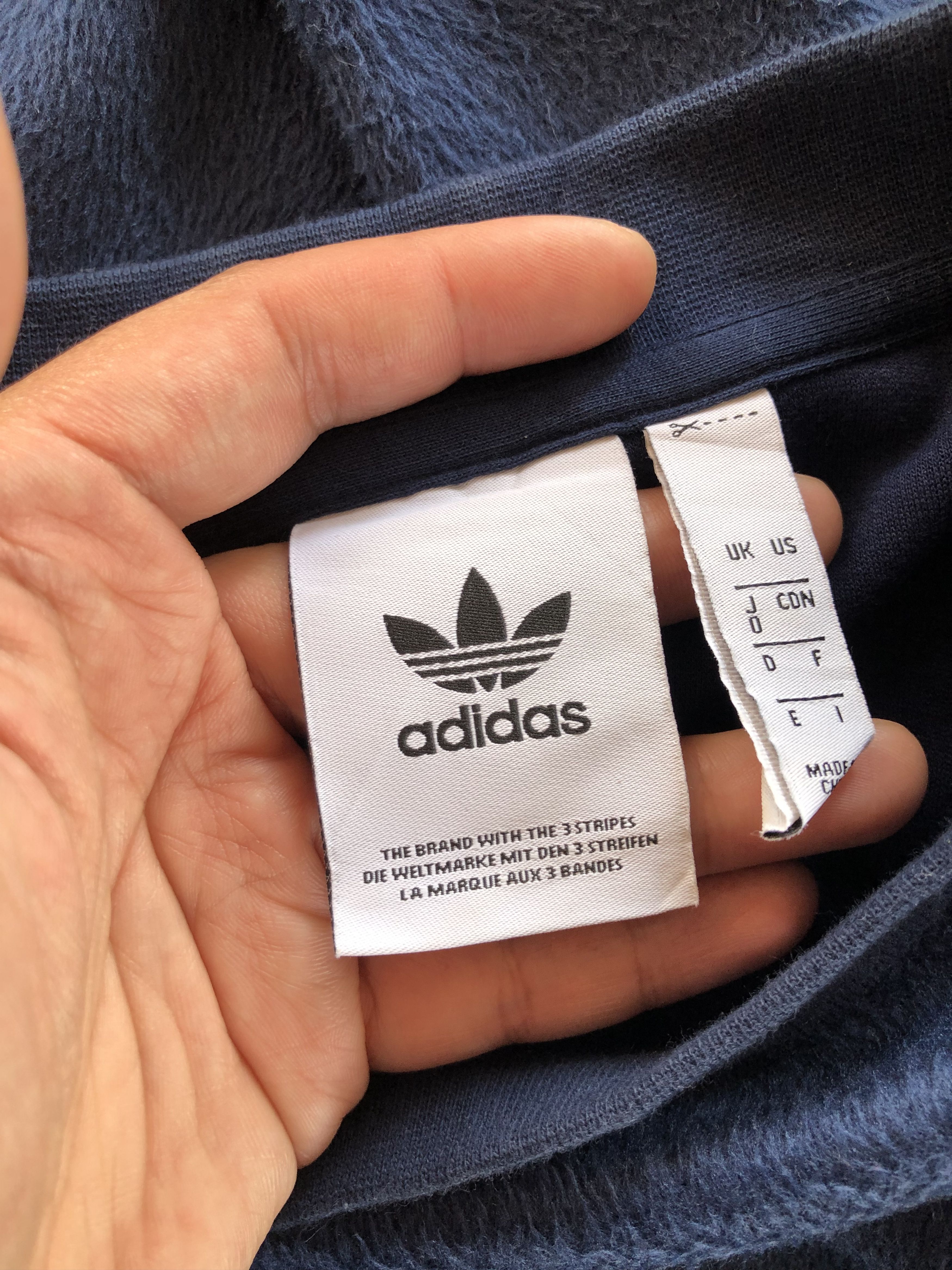 Adidas FW17 ADIDAS VELOUR CREW BIG STEALTH LOGO SWEATSHIRT Size US XL / EU 56 / 4 - 6 Thumbnail