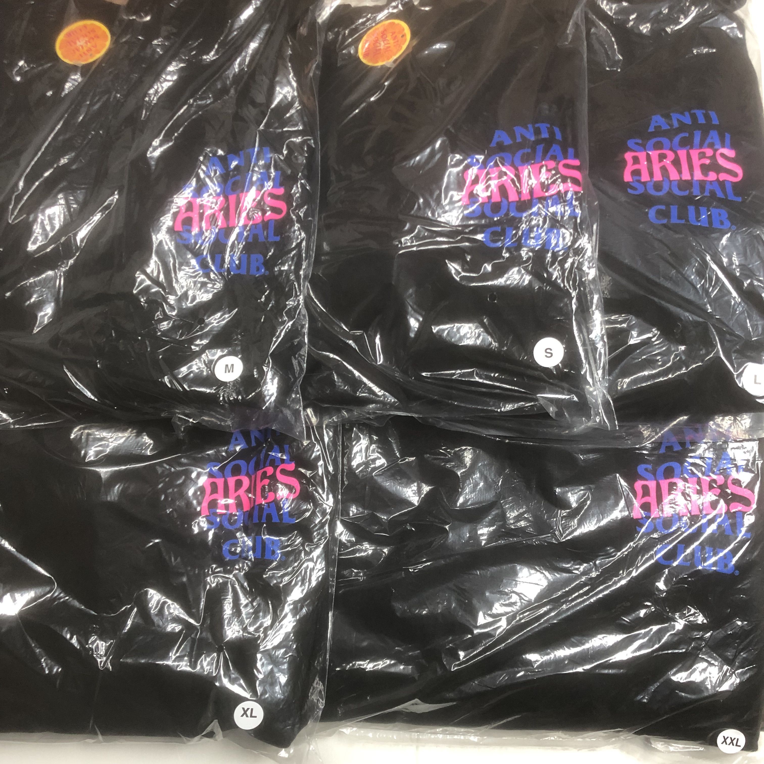 Anti Social Social Club DS Blue ASSC Pink Aries Black Hoodie KAWS FTP FOG CDG BAPE Size US S / EU 44-46 / 1 - 7 Thumbnail