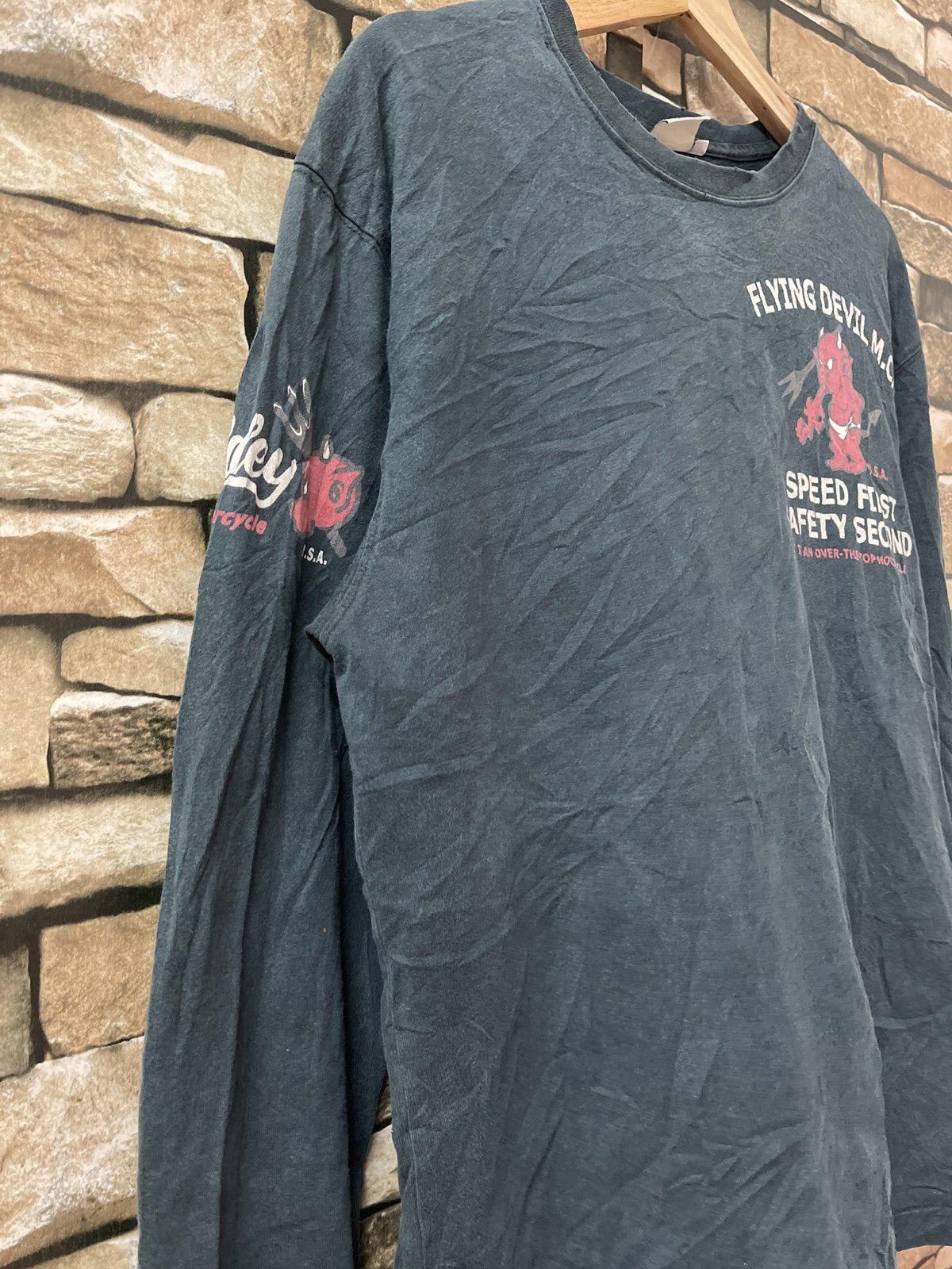 Japanese Brand TEDMAN TED COMPANY FLYING DEVIL M.C VERY RARE Size US S / EU 44-46 / 1 - 8 Thumbnail