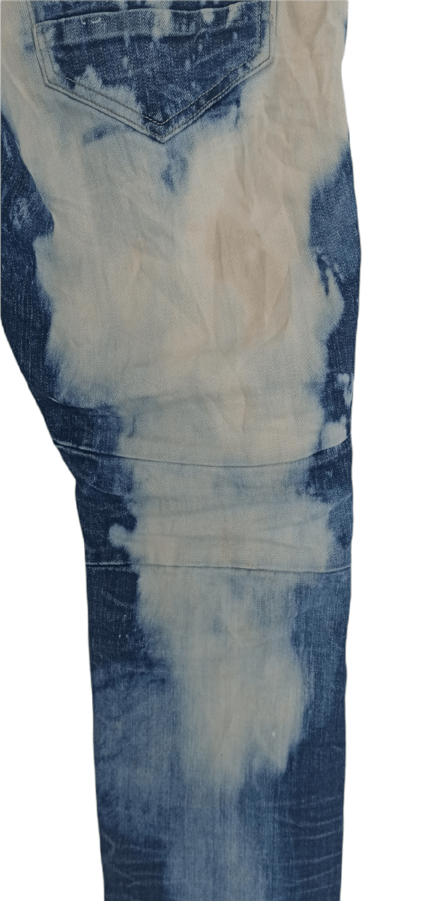 Decibel Decibel Acid Wash Biker Denim Jeans Size US 34 / EU 50 - 13 Thumbnail
