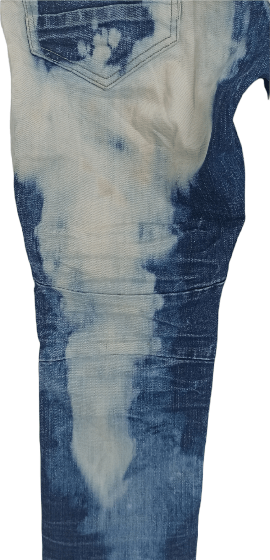 Decibel Decibel Acid Wash Biker Denim Jeans Size US 34 / EU 50 - 16 Thumbnail