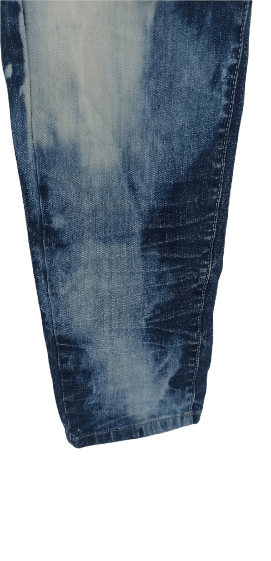 Decibel Decibel Acid Wash Biker Denim Jeans Size US 34 / EU 50 - 9 Thumbnail