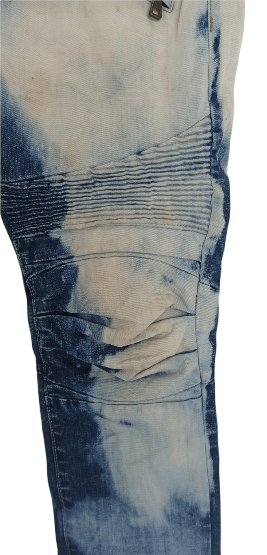 Decibel Decibel Acid Wash Biker Denim Jeans Size US 34 / EU 50 - 5 Thumbnail