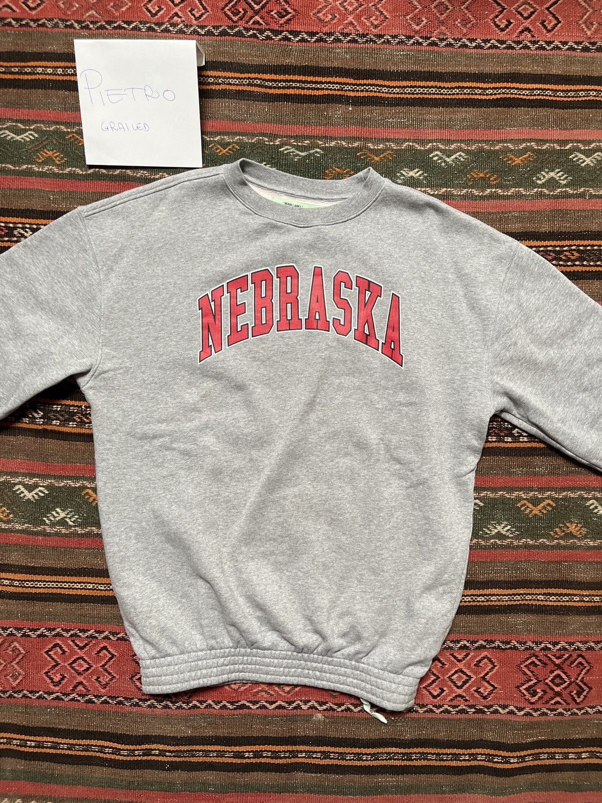 Off white nebraska sweatshirt store
