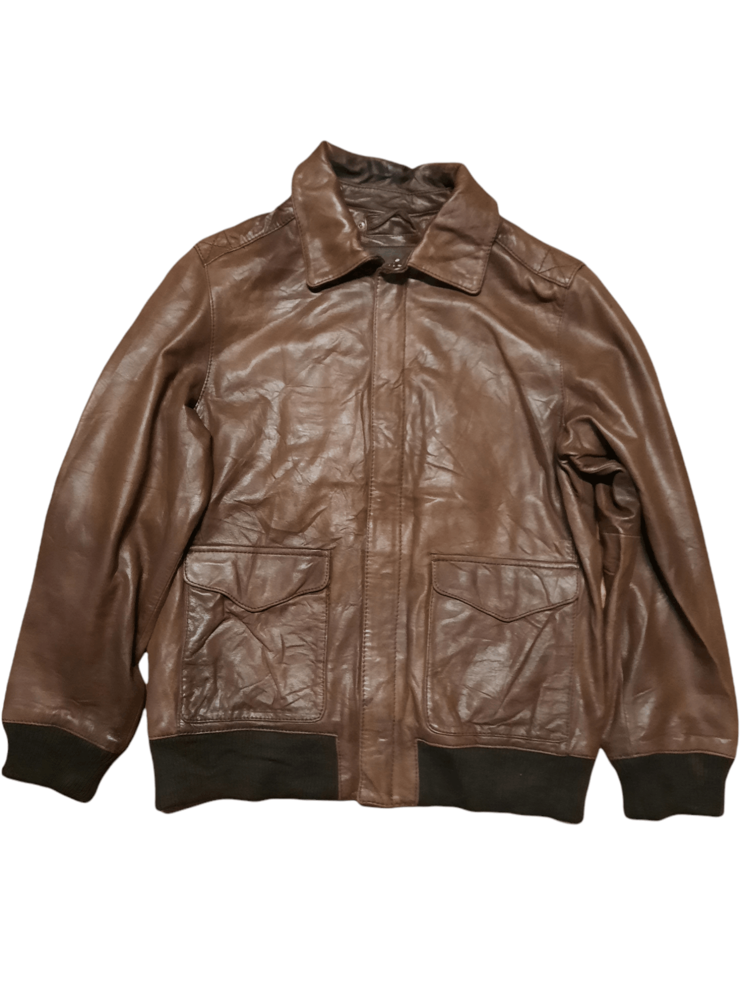 Vintage Vintage Eddie Bauer A2 Leather Jacket | Grailed