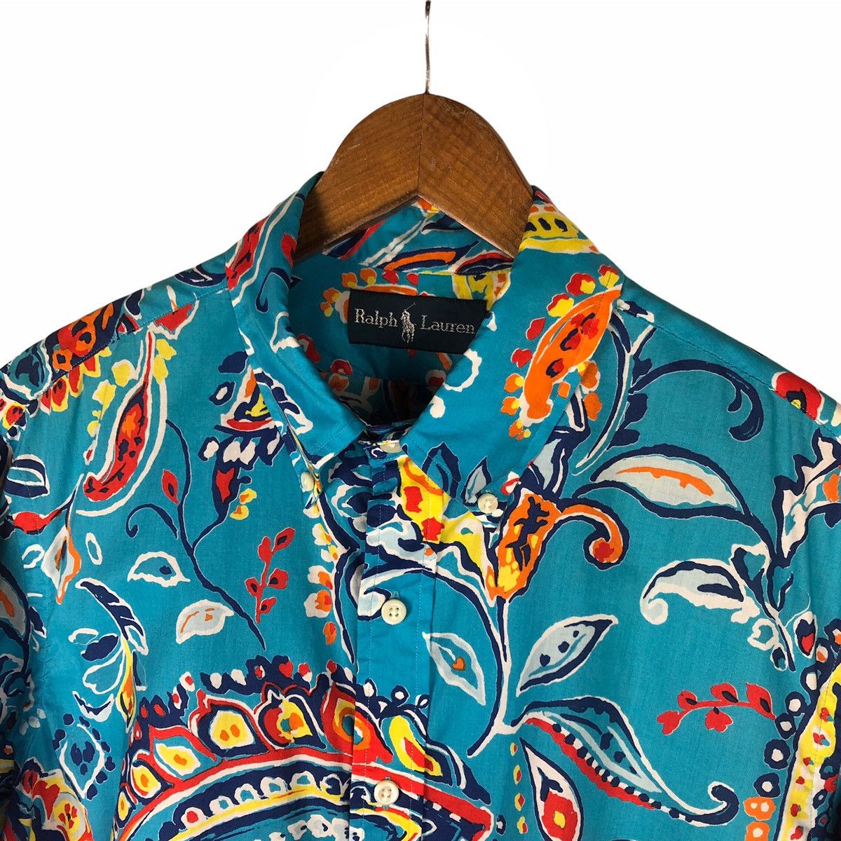 Polo Ralph Lauren Polo by Ralph Lauren Art Paisley Design Button Up Shirt Size US L / EU 52-54 / 3 - 5 Thumbnail