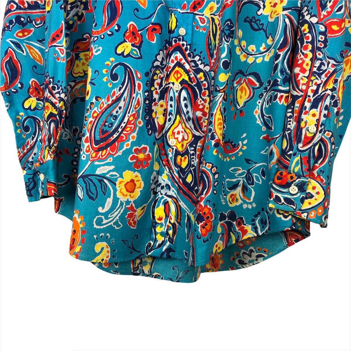 Polo Ralph Lauren Polo by Ralph Lauren Art Paisley Design Button Up Shirt Size US L / EU 52-54 / 3 - 3 Thumbnail