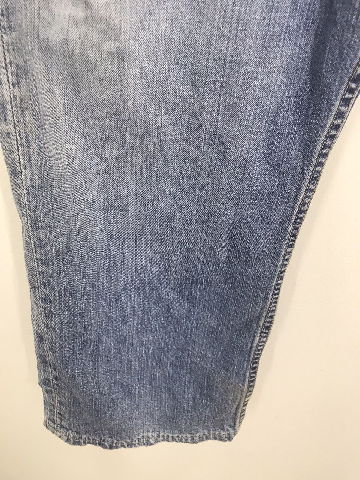 Polo Ralph Lauren × Vintage Vtg polo ralph lauren distressed denim pant patchwork jeans Size US 42 / EU 58 - 4 Thumbnail