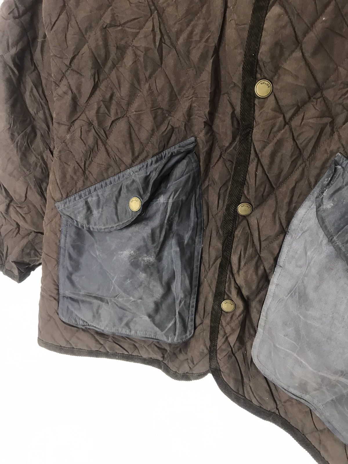 Designer × Japanese Brand × NN07 Nn 07 quilted hybrid patchwork style corduroy fur workwear Size US XL / EU 56 / 4 - 5 Thumbnail