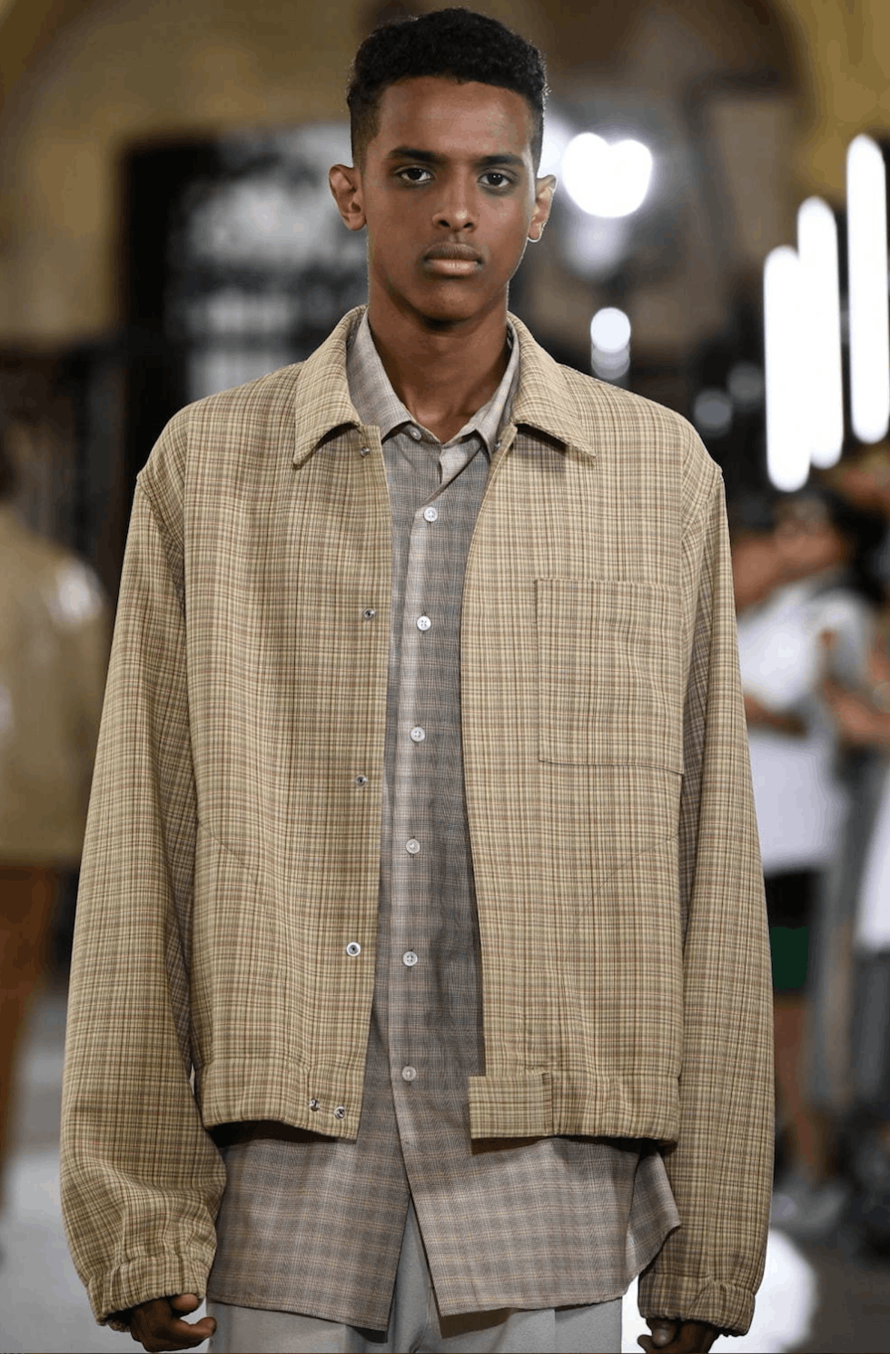 新品本物 Twist Hard Auralee Wool Grailed | Blouson Check Face Double ワンピース
