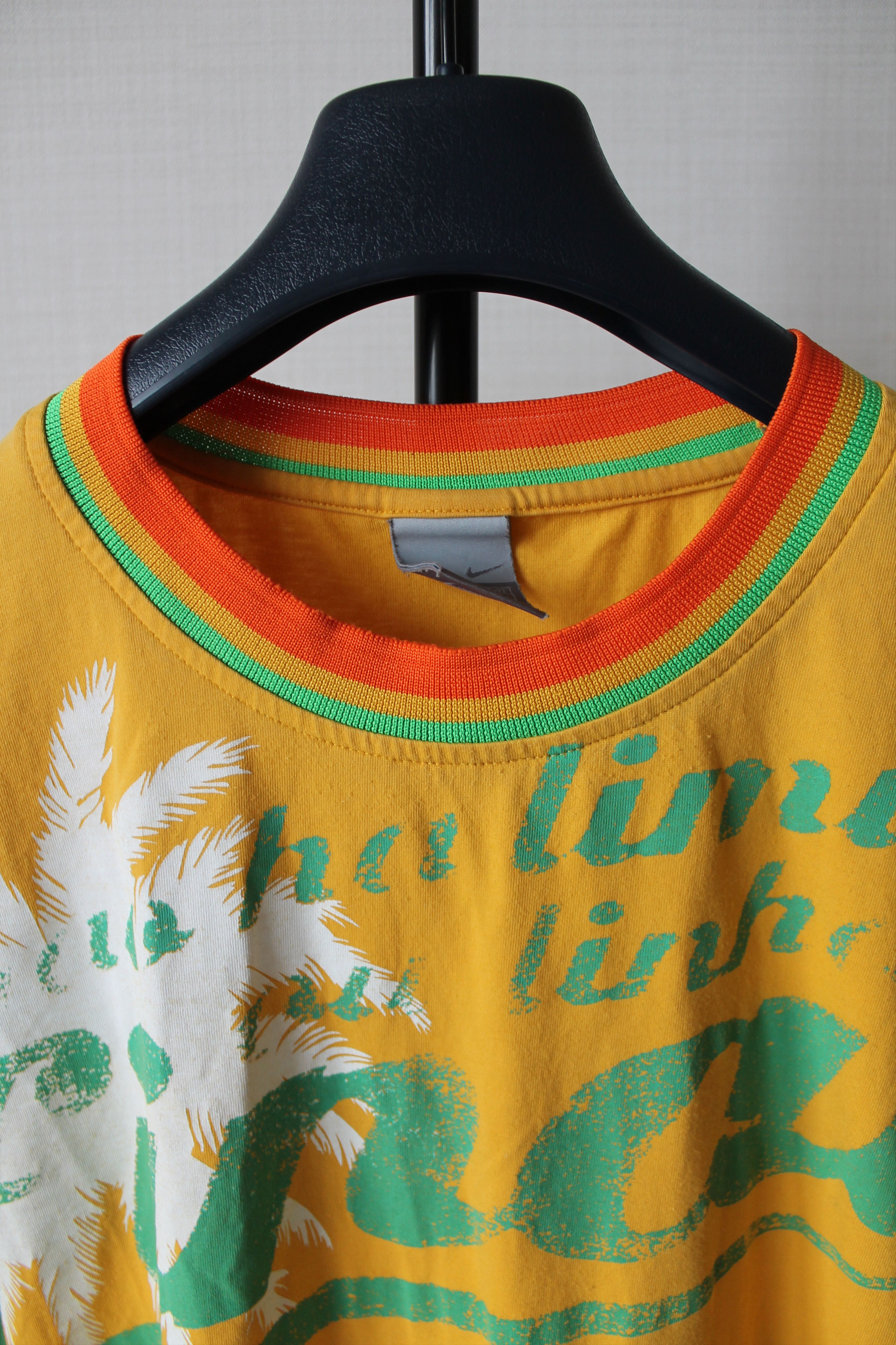 Nike NIKE Final Yellow Vintage t shirt Cotton Size US XXL / EU 58 / 5 - 4 Thumbnail