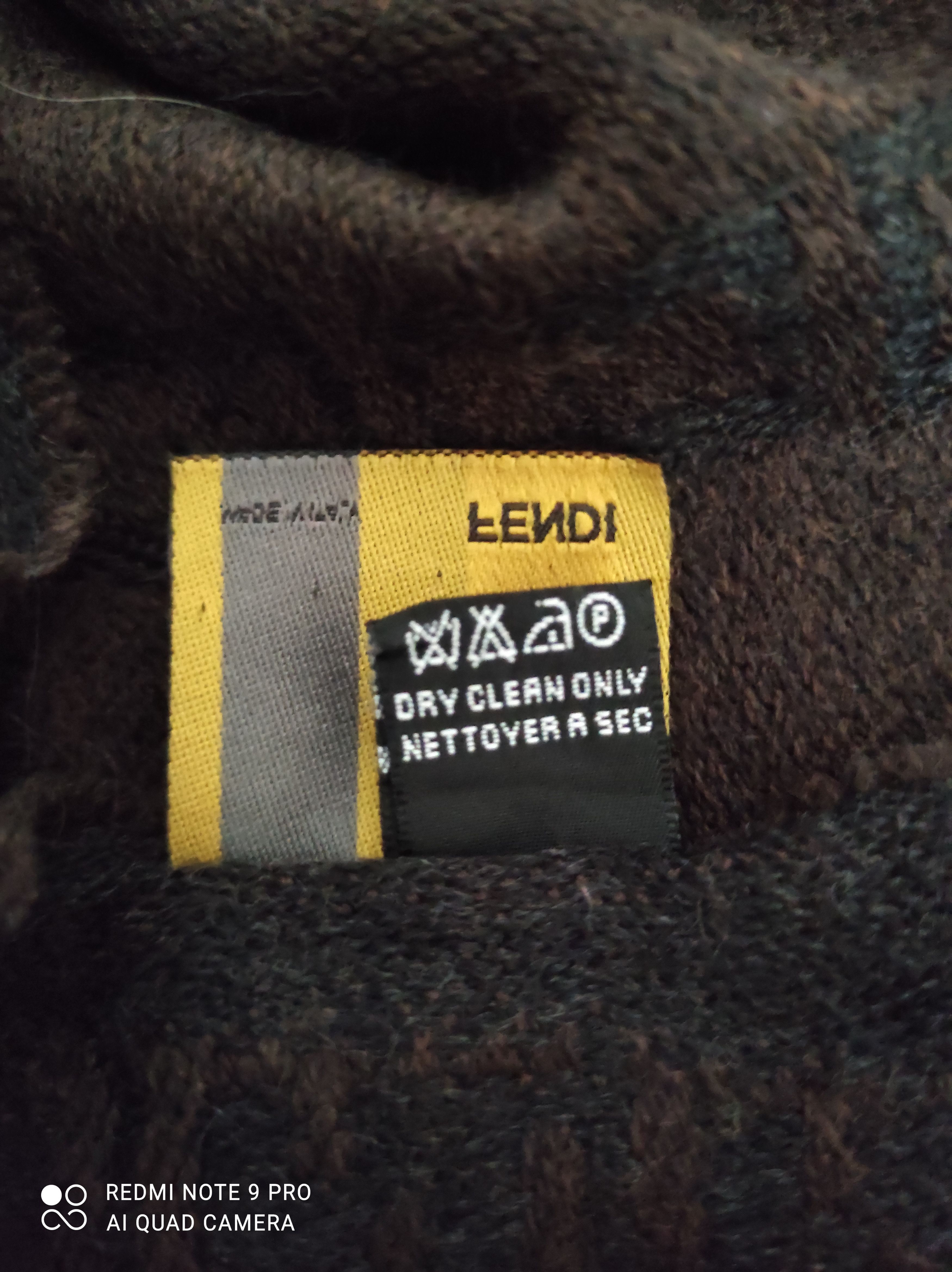 Fendi Vintage Fendi Monogram Wool Muffler Size ONE SIZE - 8 Thumbnail