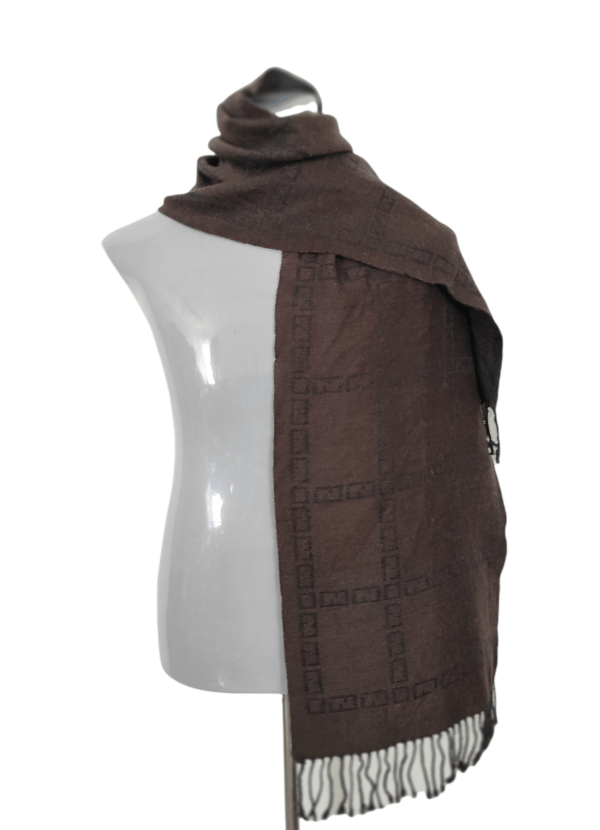 Fendi Vintage Fendi Monogram Wool Muffler Size ONE SIZE - 3 Thumbnail