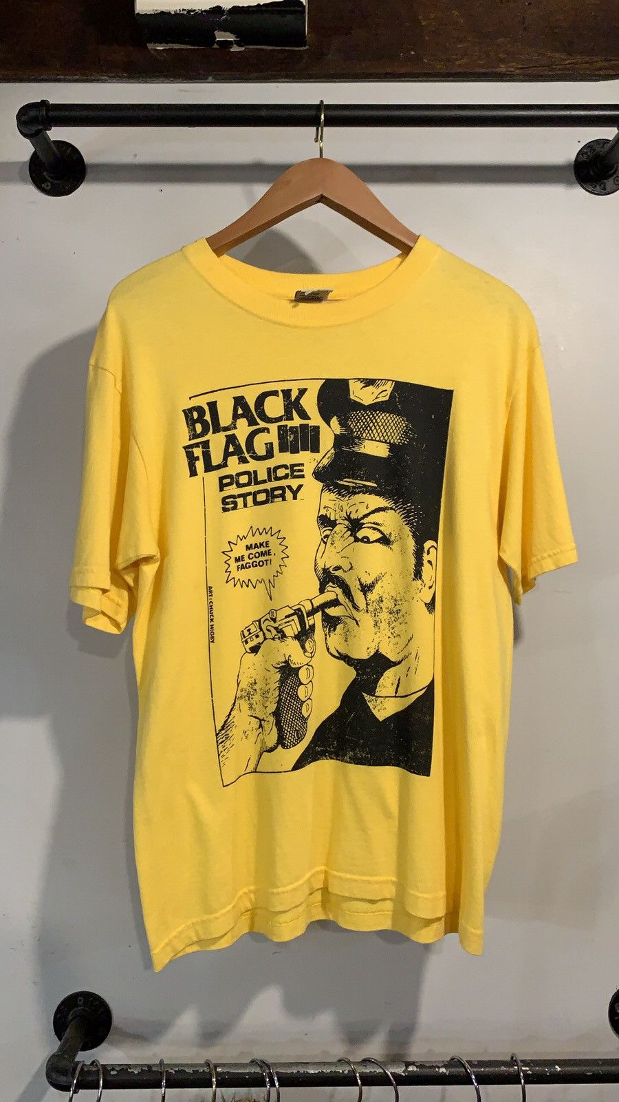 Vintage VINTAGE 2000's BLACK FLAG POLICE STORY | Grailed