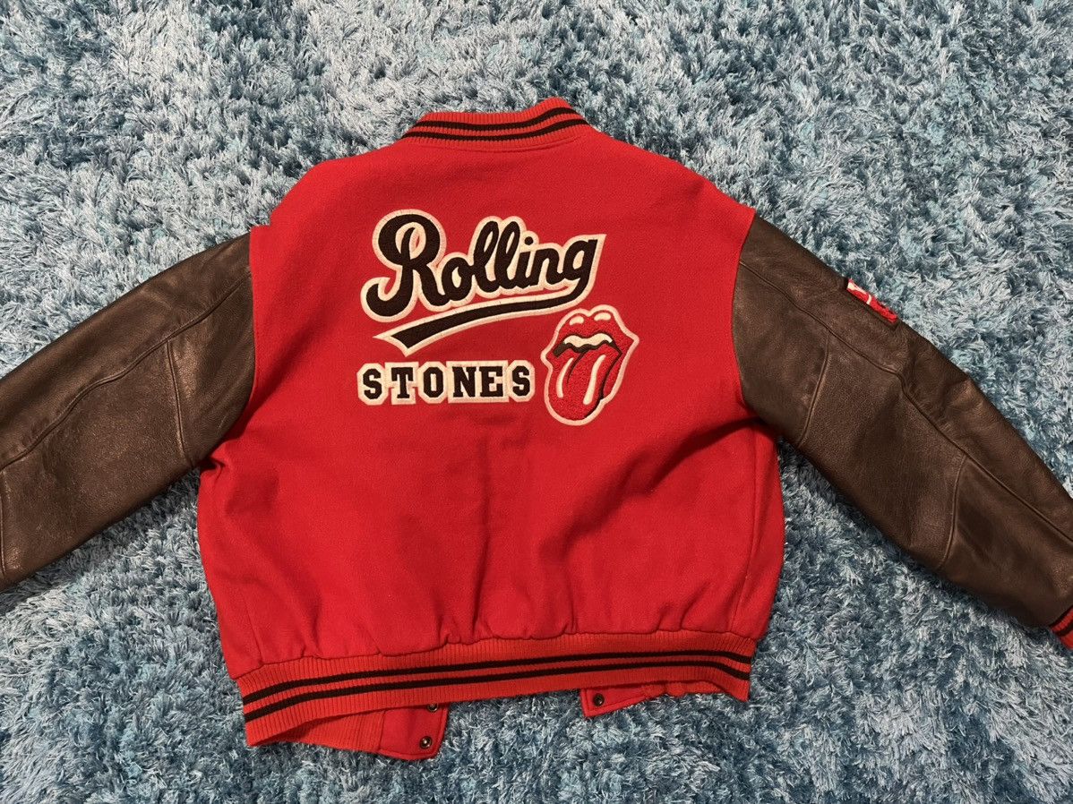 Vintage The Rolling Stones Varsity Jacket tour 19971998 Grailed