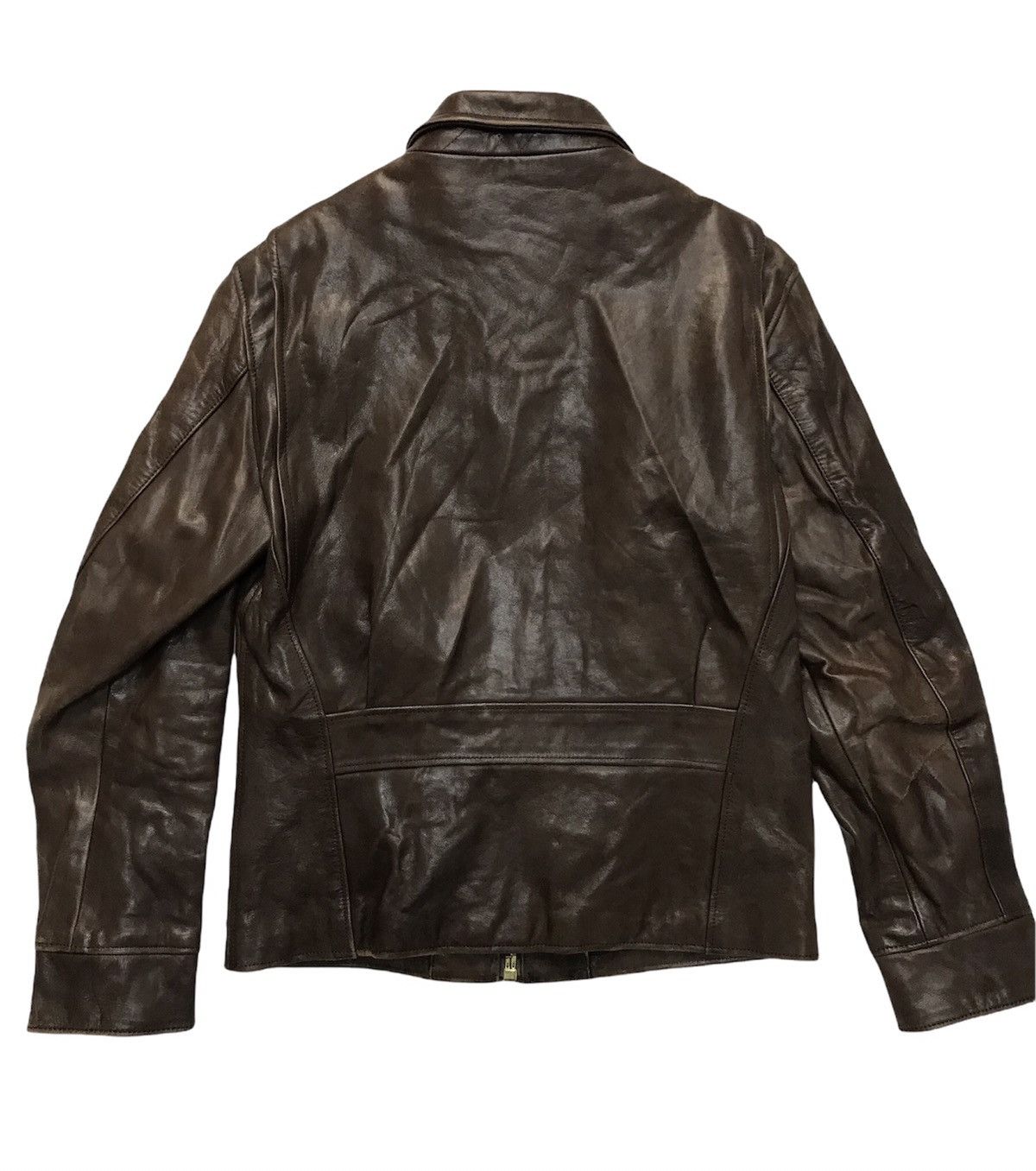 Japanese Brand × Vintage JAPANESE BRAND CELT&COBRA LEATHER DARK BROWN JACKET Size US S / EU 44-46 / 1 - 4 Thumbnail