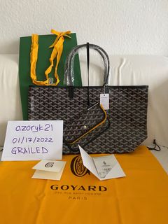 Goyard Grey Sac Hardy PM Dog Carrier Pet Bag with Pouch 13gy222s