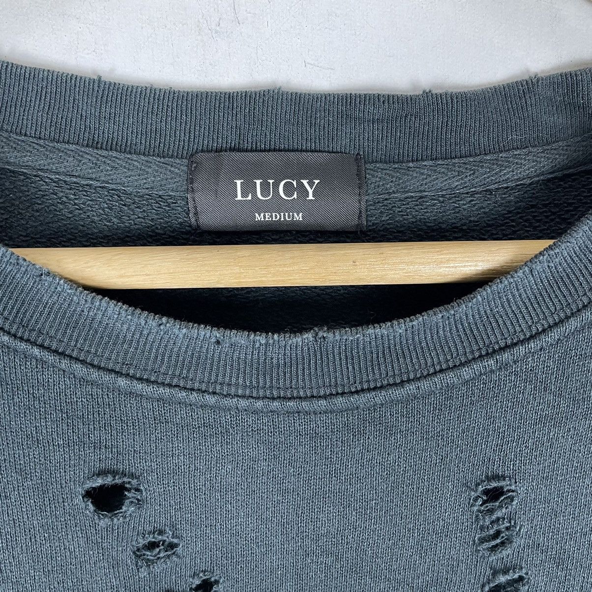 Japanese Brand 🌟LUCY Shot Gun Holes Sweatshirt Crewneck Like Number Nine Size US M / EU 48-50 / 2 - 9 Thumbnail