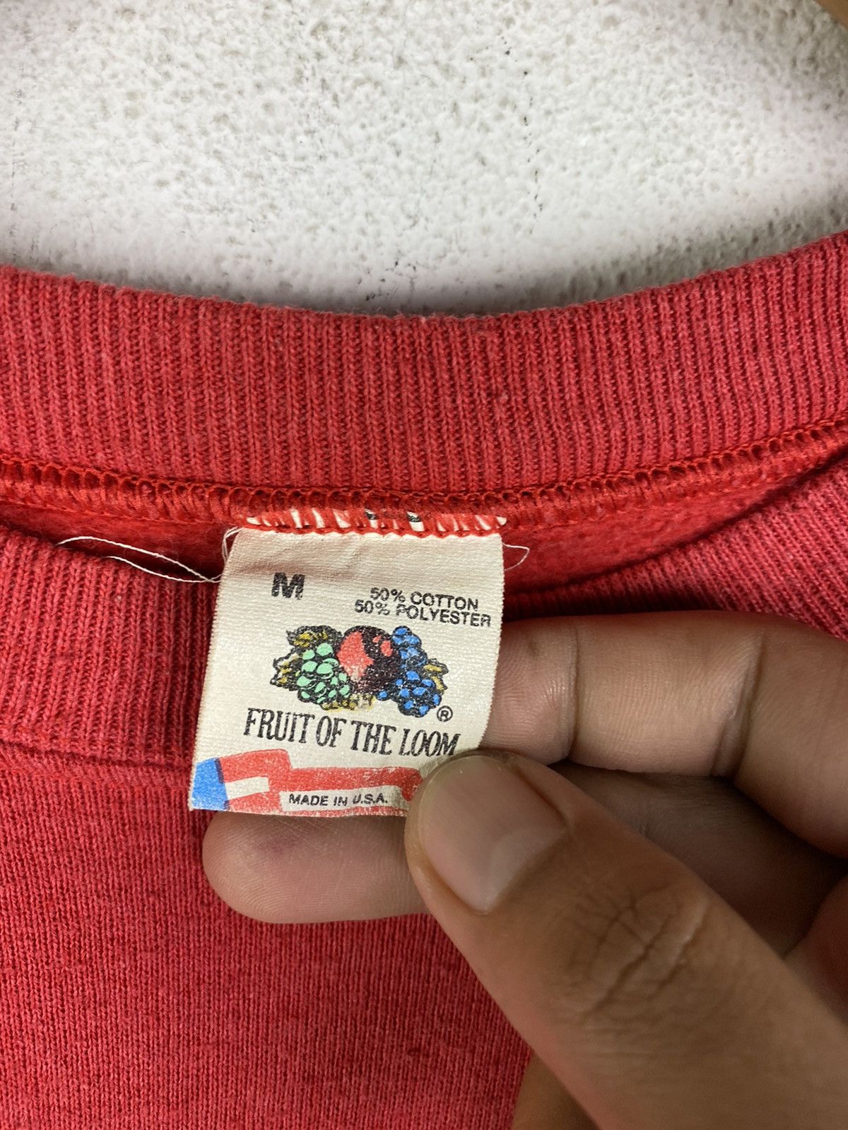 Vintage Vintage 1980s Fruit of the Loom “Our Gang” Red Sweatshirt Size US M / EU 48-50 / 2 - 6 Thumbnail