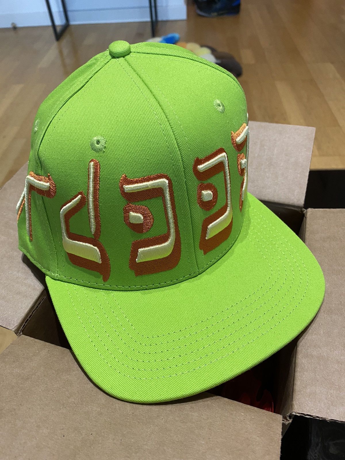 Aris Tatalovich murd333r.fm lime fitted hat Size ONE SIZE - 1 Thumbnail