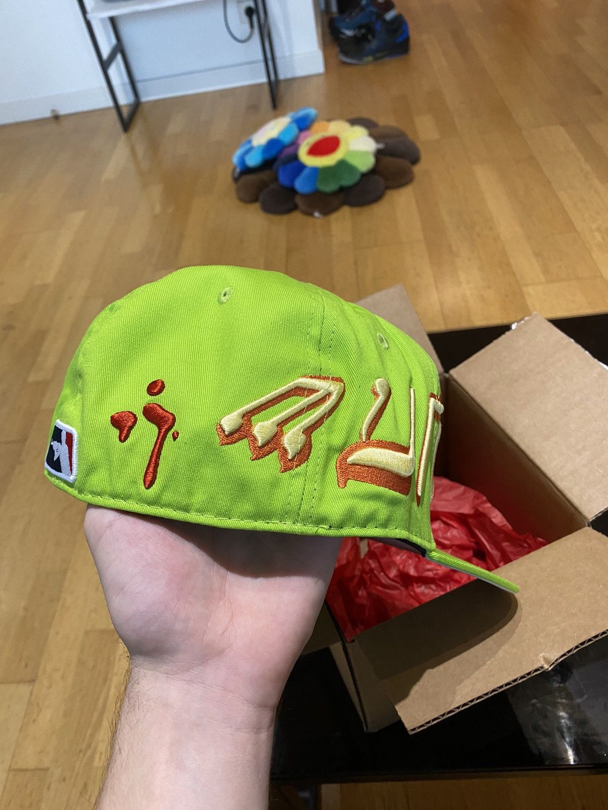 Aris Tatalovich murd333r.fm lime fitted hat Size ONE SIZE - 3 Thumbnail