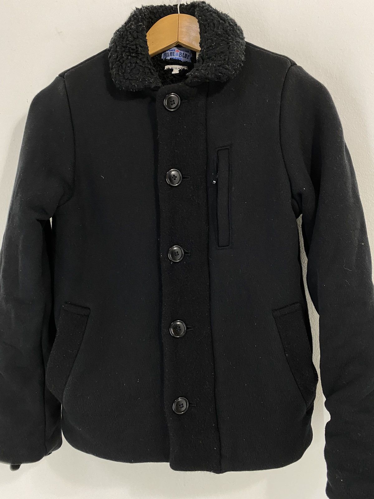 Blue Blue Japan Blue Blue Japan Pure Indigo Arigato Fleece Jacket Design Size US S / EU 44-46 / 1 - 4 Thumbnail