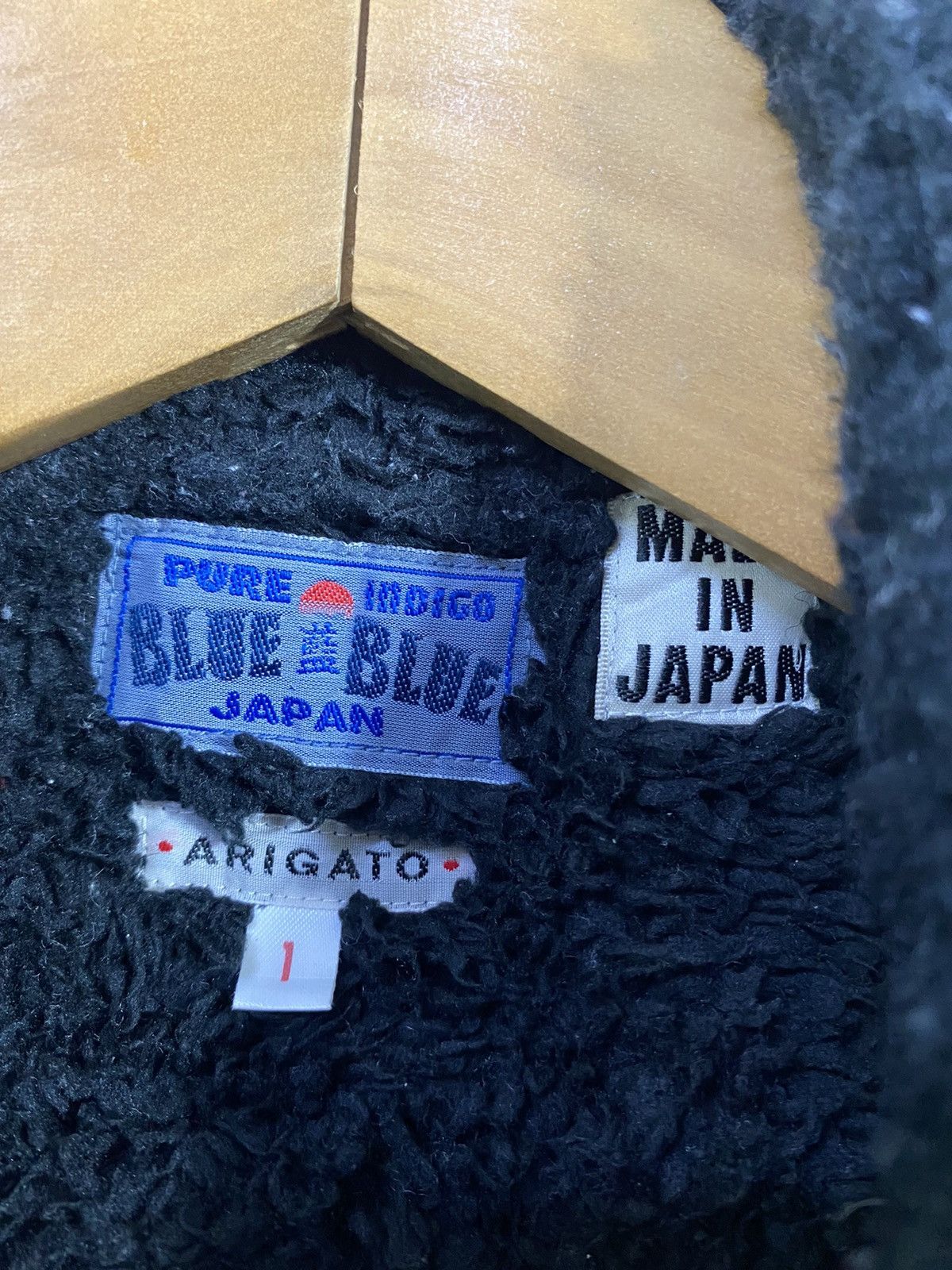 Blue Blue Japan Blue Blue Japan Pure Indigo Arigato Fleece Jacket Design Size US S / EU 44-46 / 1 - 3 Thumbnail