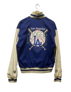 Vintage 90s La Dodgers Starter Varsity Jacket MLB Major League Baseball Nomo Sweater