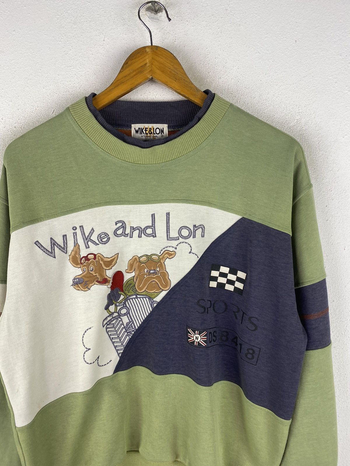 Vintage 🔥SALE🔥WIKE AND LON INTERNATIONAL VINTAGE SWEATSHIRTS Size US L / EU 52-54 / 3 - 5 Thumbnail