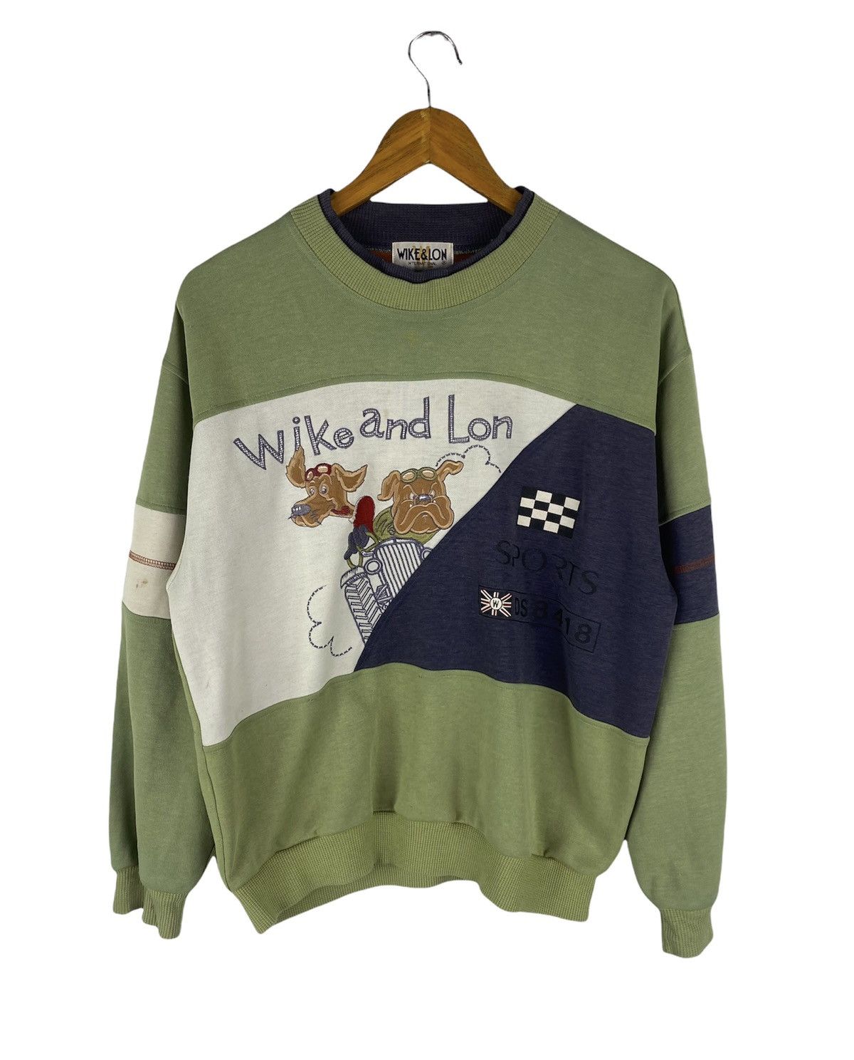 Vintage 🔥SALE🔥WIKE AND LON INTERNATIONAL VINTAGE SWEATSHIRTS Size US L / EU 52-54 / 3 - 1 Thumbnail