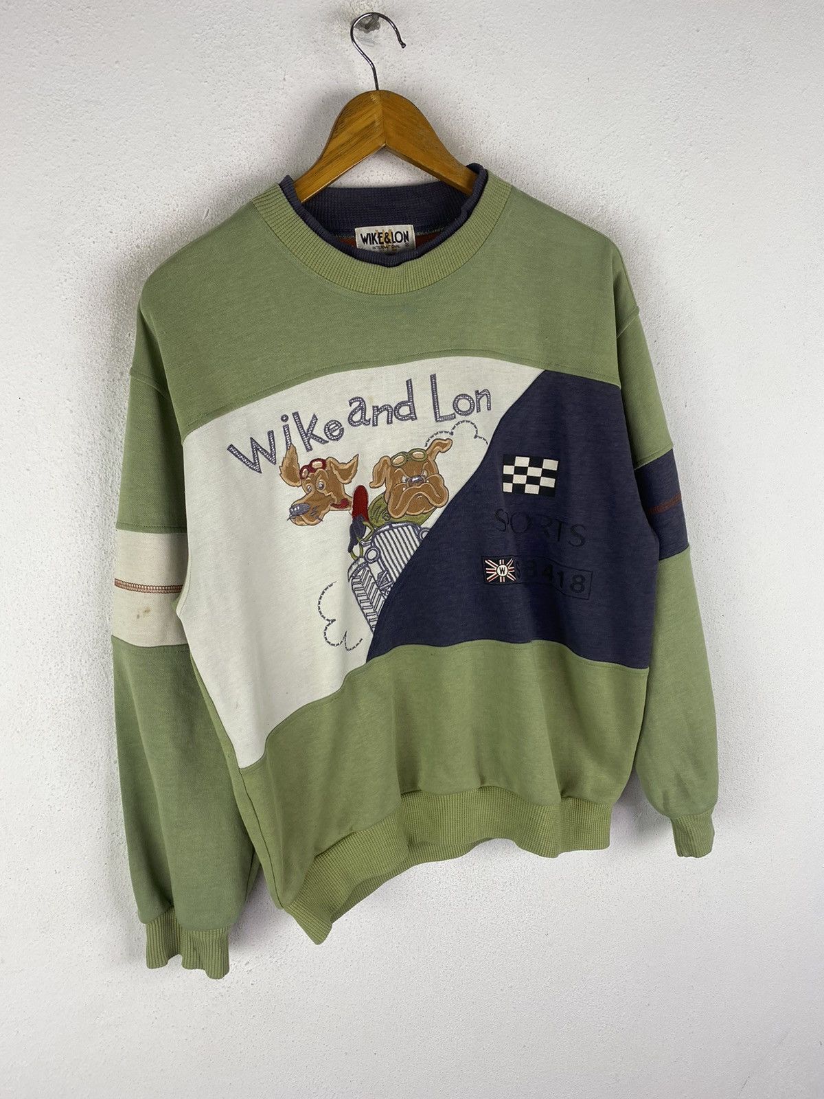 Vintage 🔥SALE🔥WIKE AND LON INTERNATIONAL VINTAGE SWEATSHIRTS Size US L / EU 52-54 / 3 - 3 Thumbnail