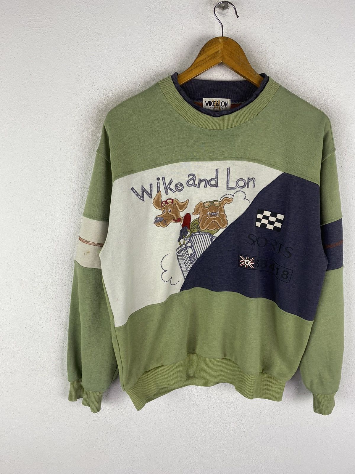 Vintage 🔥SALE🔥WIKE AND LON INTERNATIONAL VINTAGE SWEATSHIRTS Size US L / EU 52-54 / 3 - 4 Thumbnail