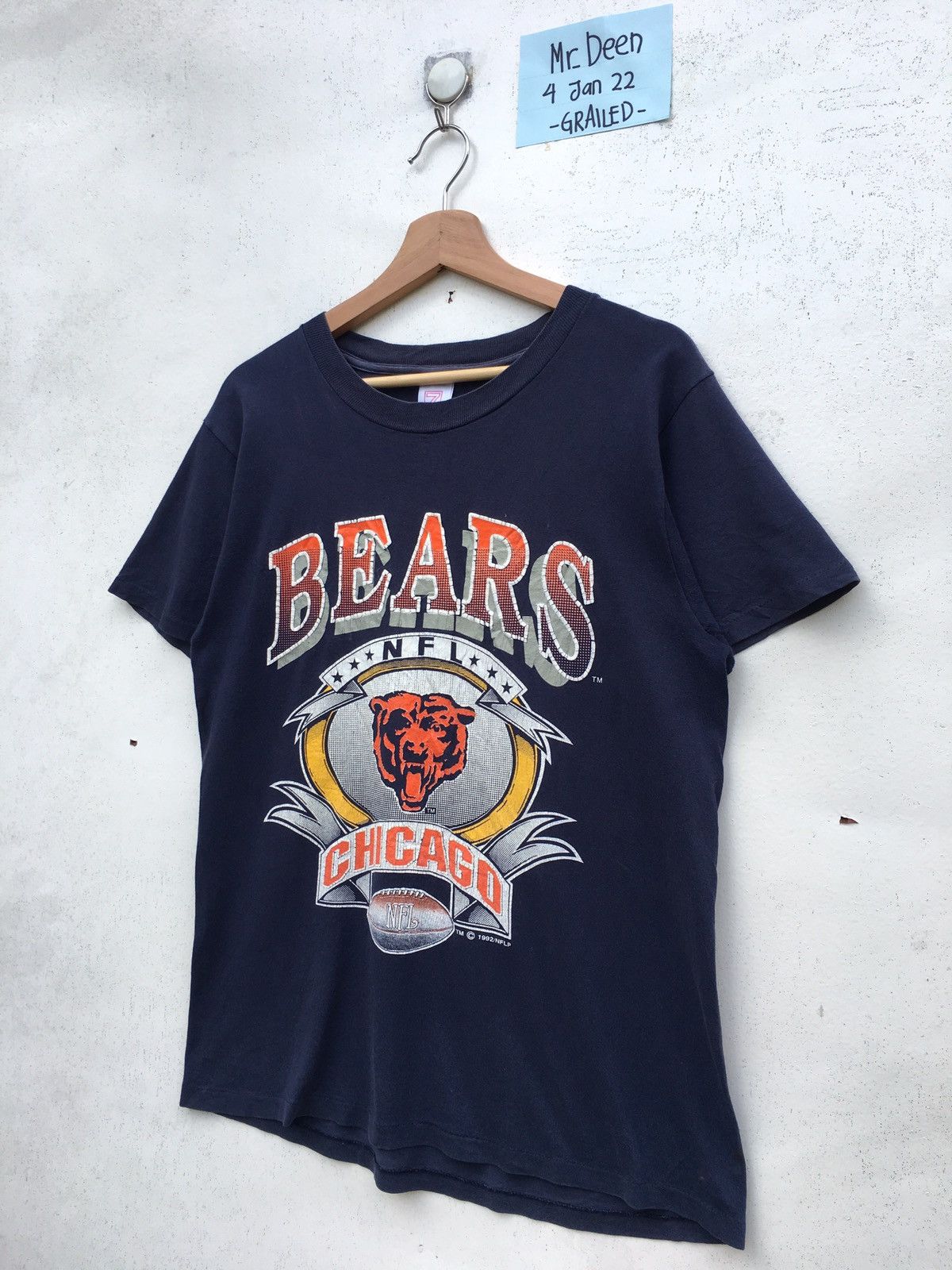 NFL Vintage 1992 NFL Chicago Bears Tshirt Size US M / EU 48-50 / 2 - 4 Thumbnail