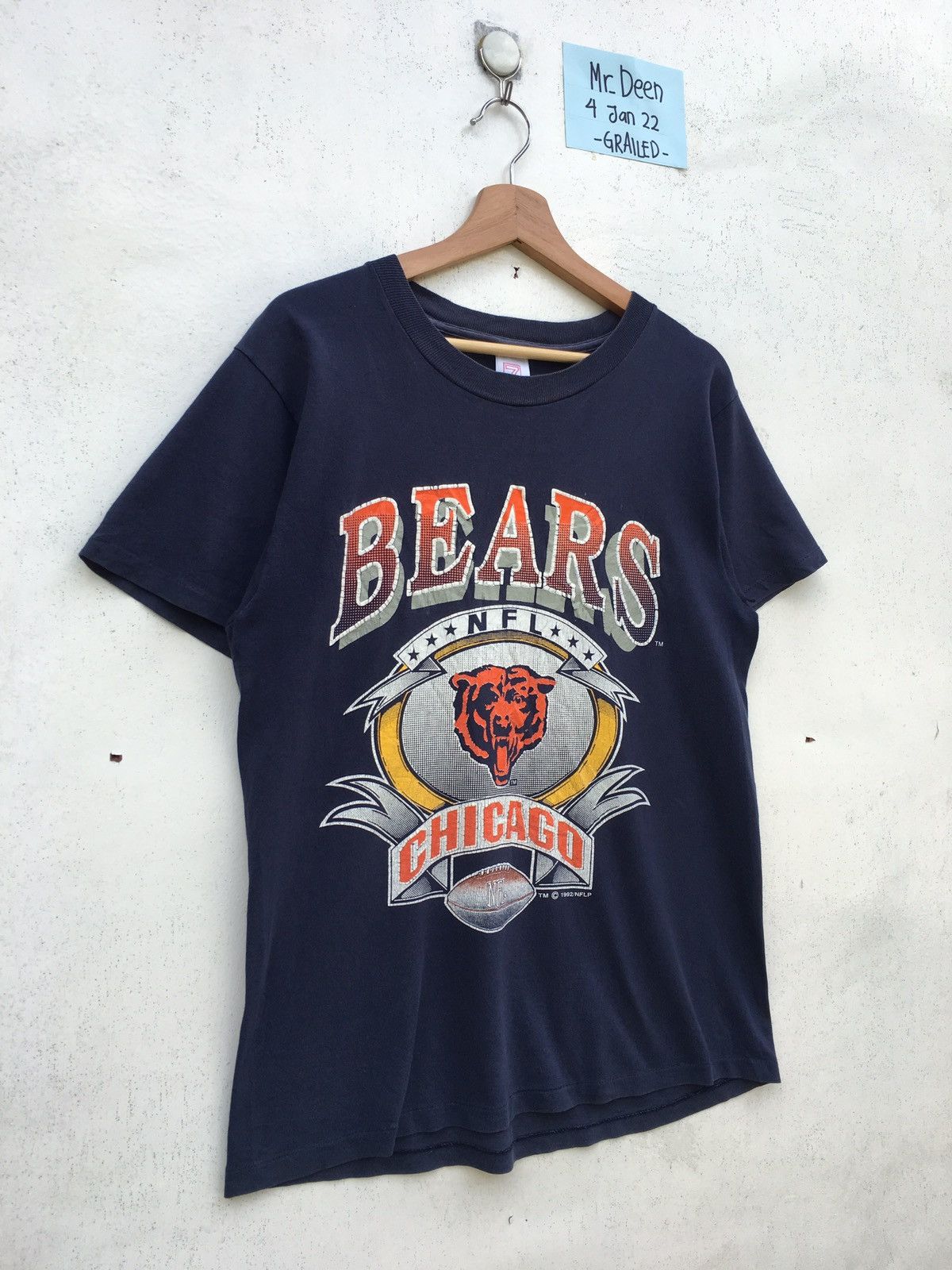 NFL Vintage 1992 NFL Chicago Bears Tshirt Size US M / EU 48-50 / 2 - 3 Thumbnail