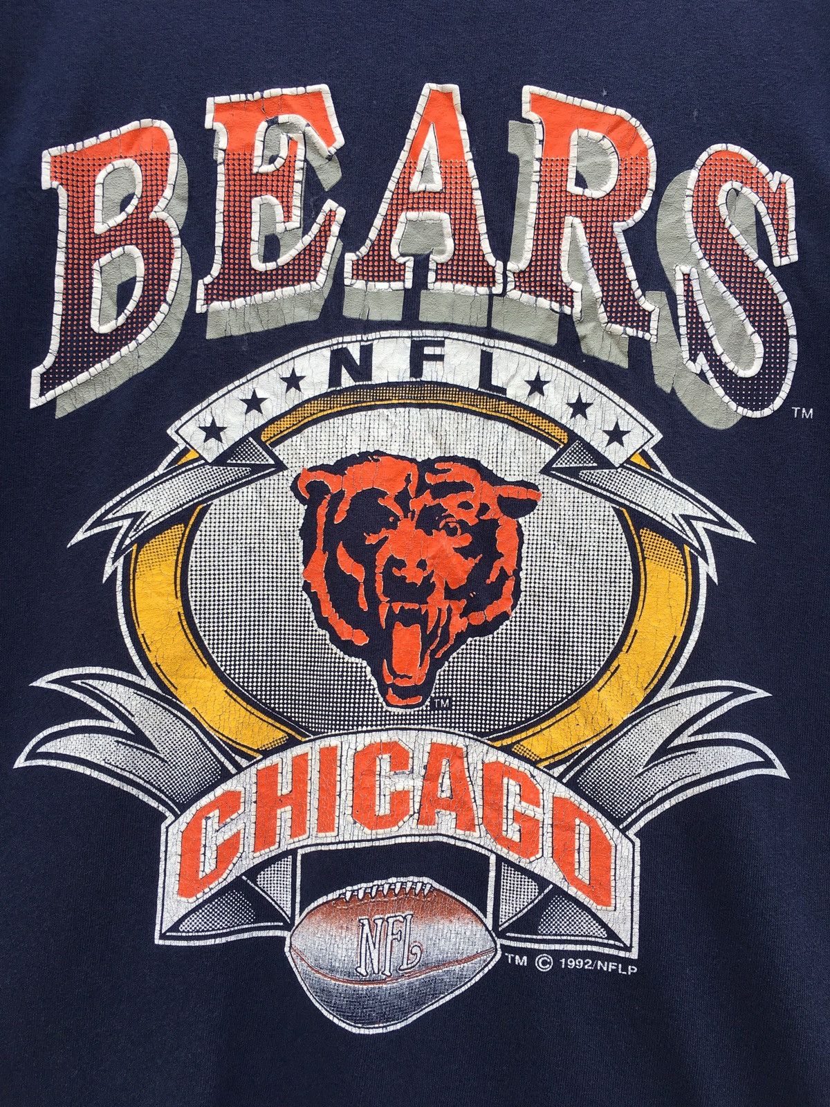NFL Vintage 1992 NFL Chicago Bears Tshirt Size US M / EU 48-50 / 2 - 5 Thumbnail