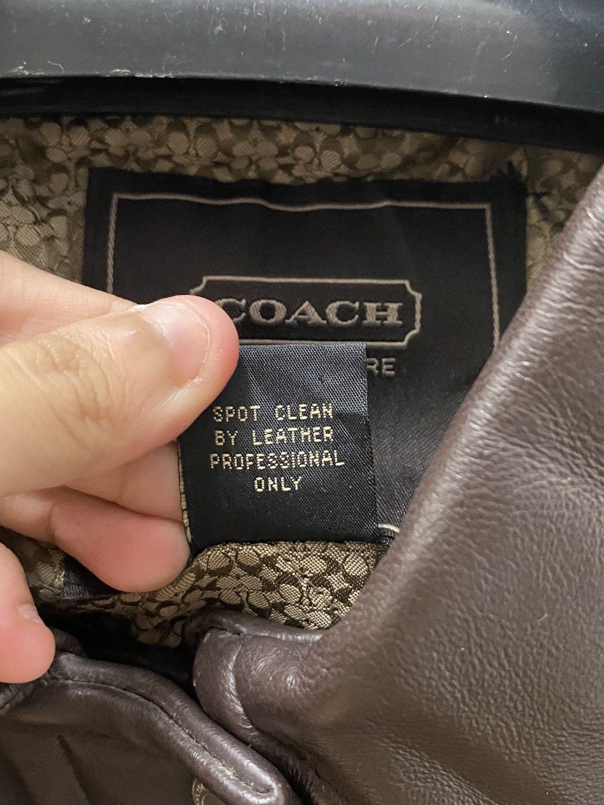 Coach Vintage Coach leather pvc jacket Size US L / EU 52-54 / 3 - 5 Thumbnail