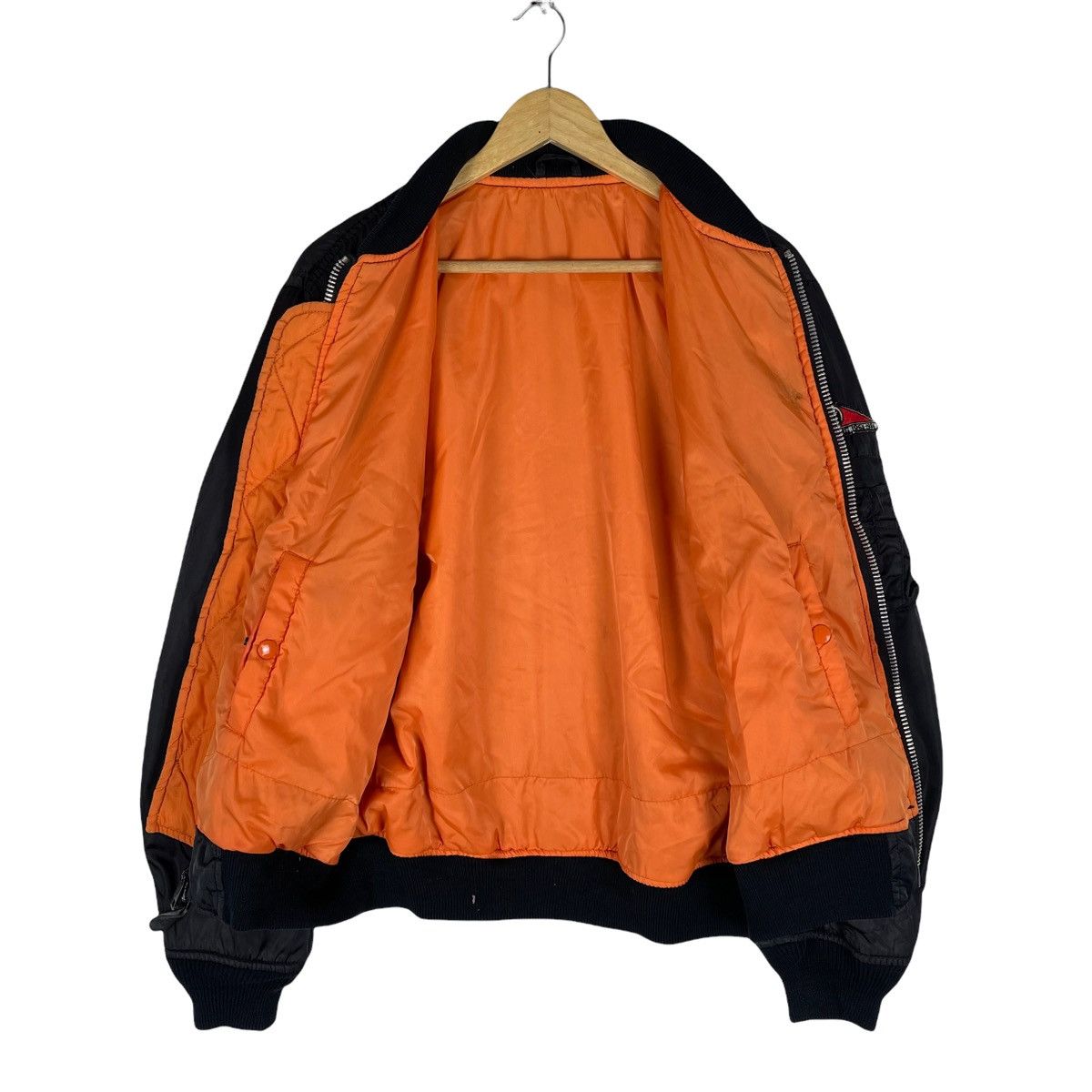Vintage ⚡️WEST CAB MA1 Reversible Flyers USN Bomber Jacket Size US L / EU 52-54 / 3 - 9 Thumbnail