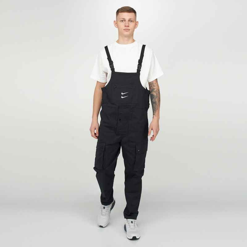 Nike Nike Sportswear Swoosh Coverall Size: M BLACK - CU3896