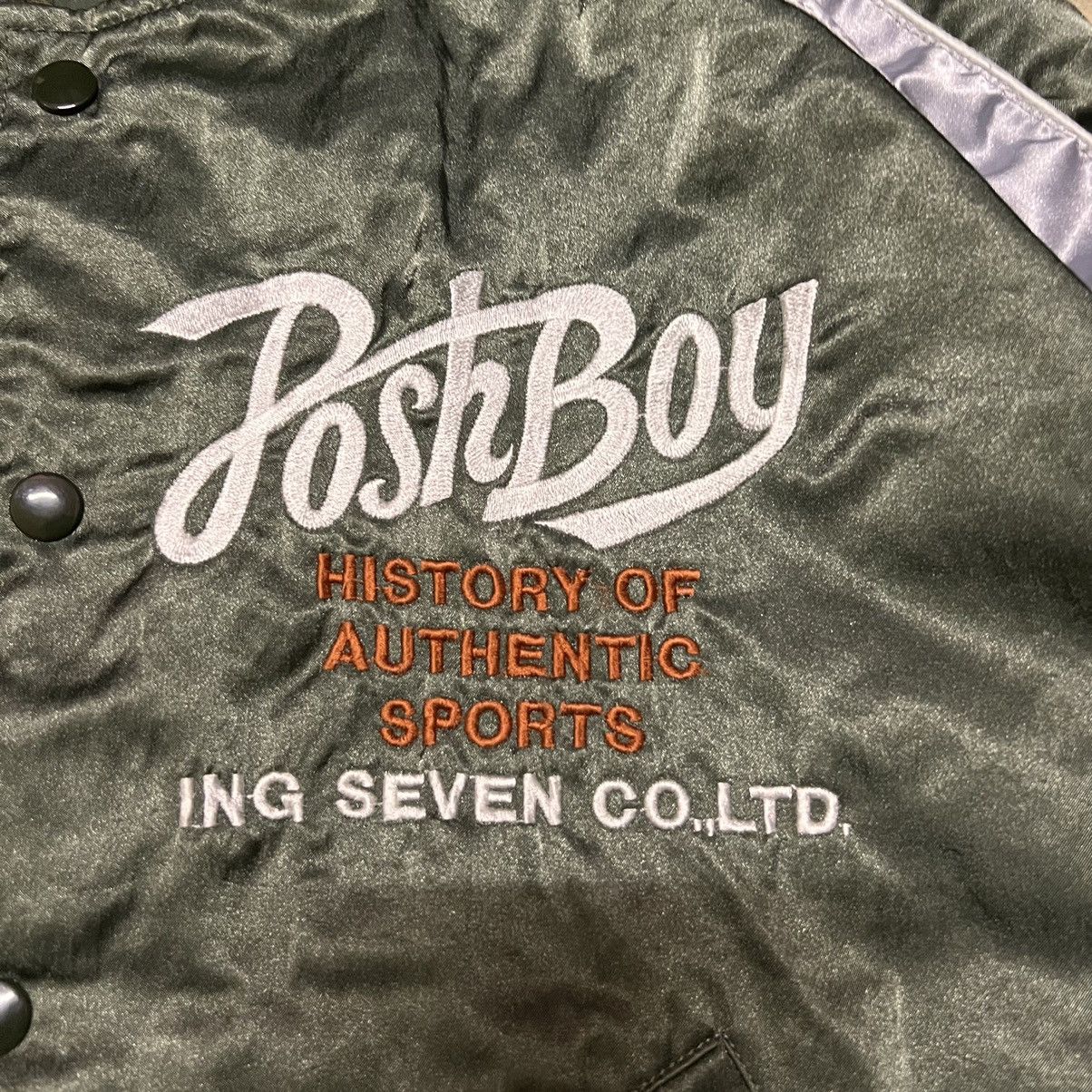 Japanese Brand Posh Boy Varsity Style Light Jacket Big Logo Size US M / EU 48-50 / 2 - 3 Thumbnail