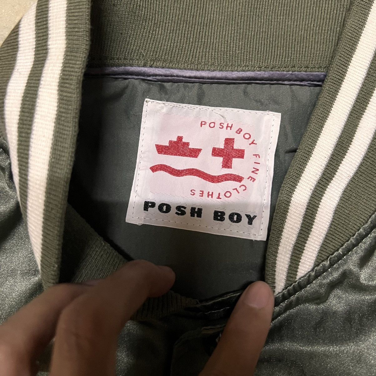 Japanese Brand Posh Boy Varsity Style Light Jacket Big Logo Size US M / EU 48-50 / 2 - 4 Thumbnail