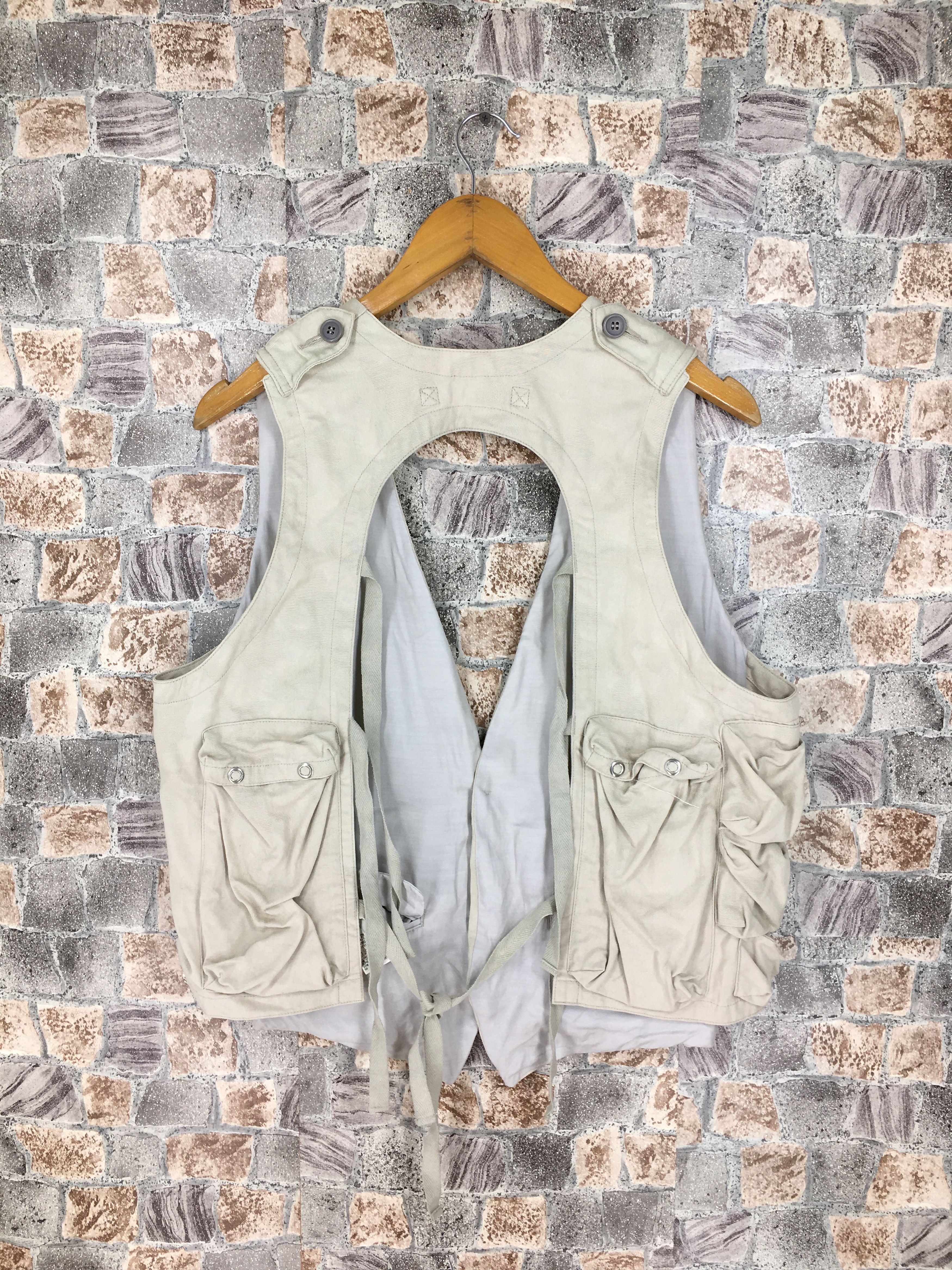 Maison MIHARA YASUHIRO Miharayasuhiro Japan Vest Bondage Tactical Cargo Jacket Size US S / EU 44-46 / 1 - 11 Thumbnail