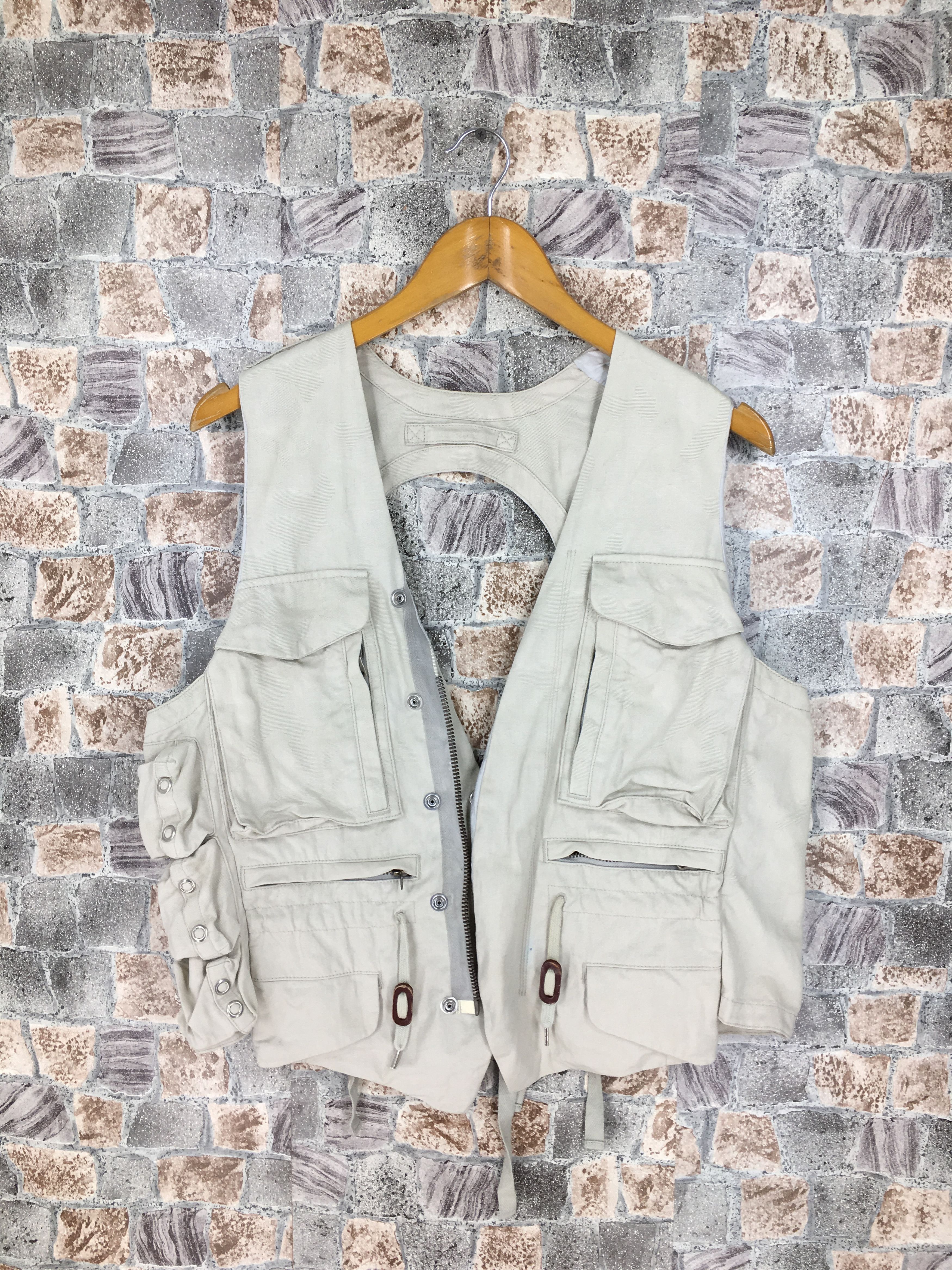 Maison MIHARA YASUHIRO Miharayasuhiro Japan Vest Bondage Tactical Cargo Jacket Size US S / EU 44-46 / 1 - 1 Thumbnail