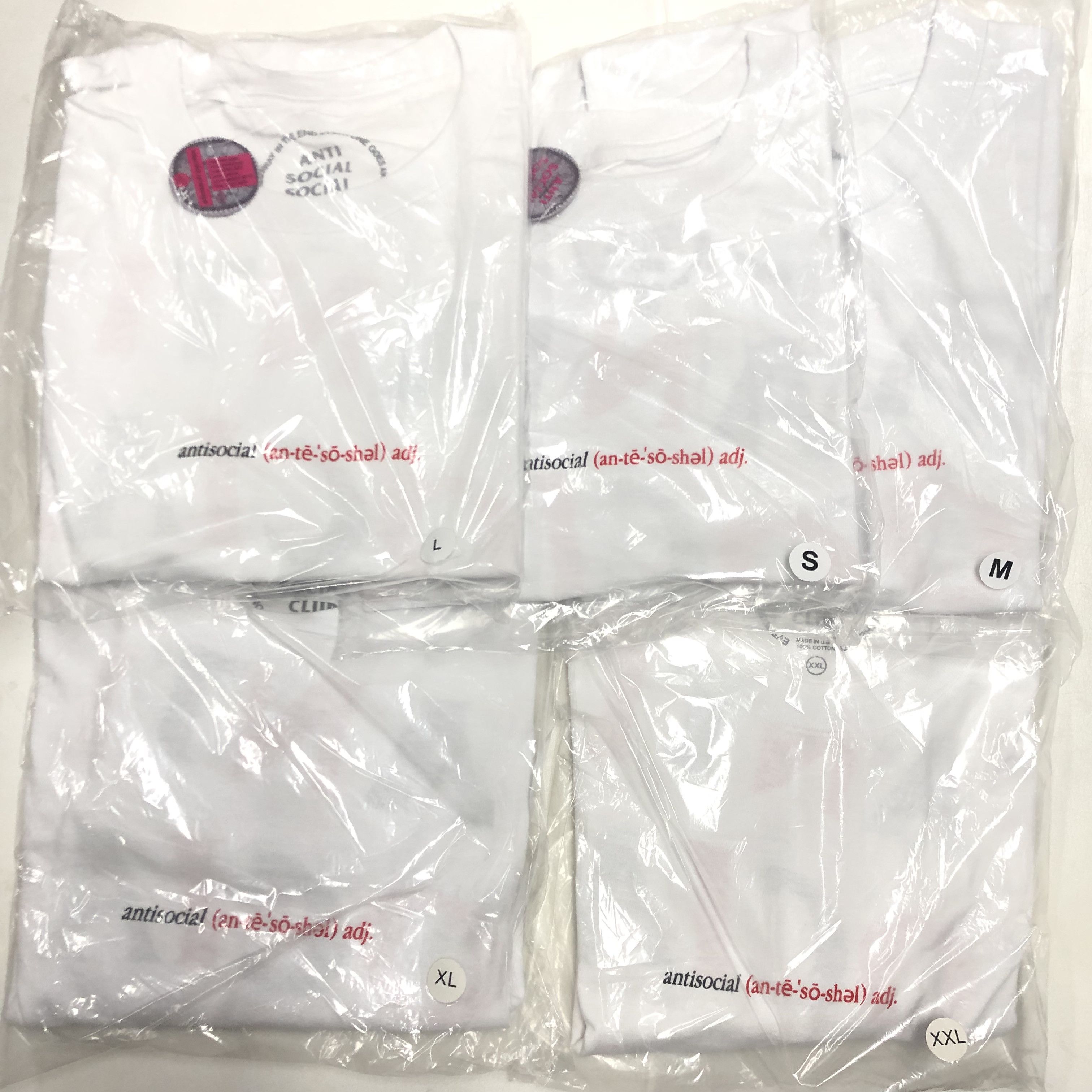 Anti Social Social Club DS ASSC Enrolled White Tee Bape FTP FOG CDG KITH KAWS VLONE Size US S / EU 44-46 / 1 - 7 Thumbnail
