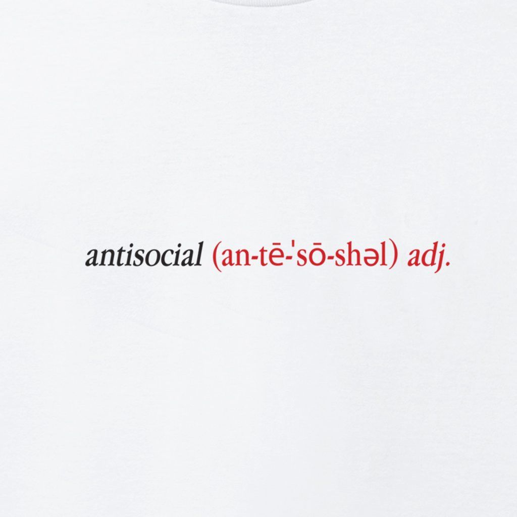 Anti Social Social Club DS ASSC Enrolled White Tee Bape FTP FOG CDG KITH KAWS VLONE Size US S / EU 44-46 / 1 - 5 Thumbnail