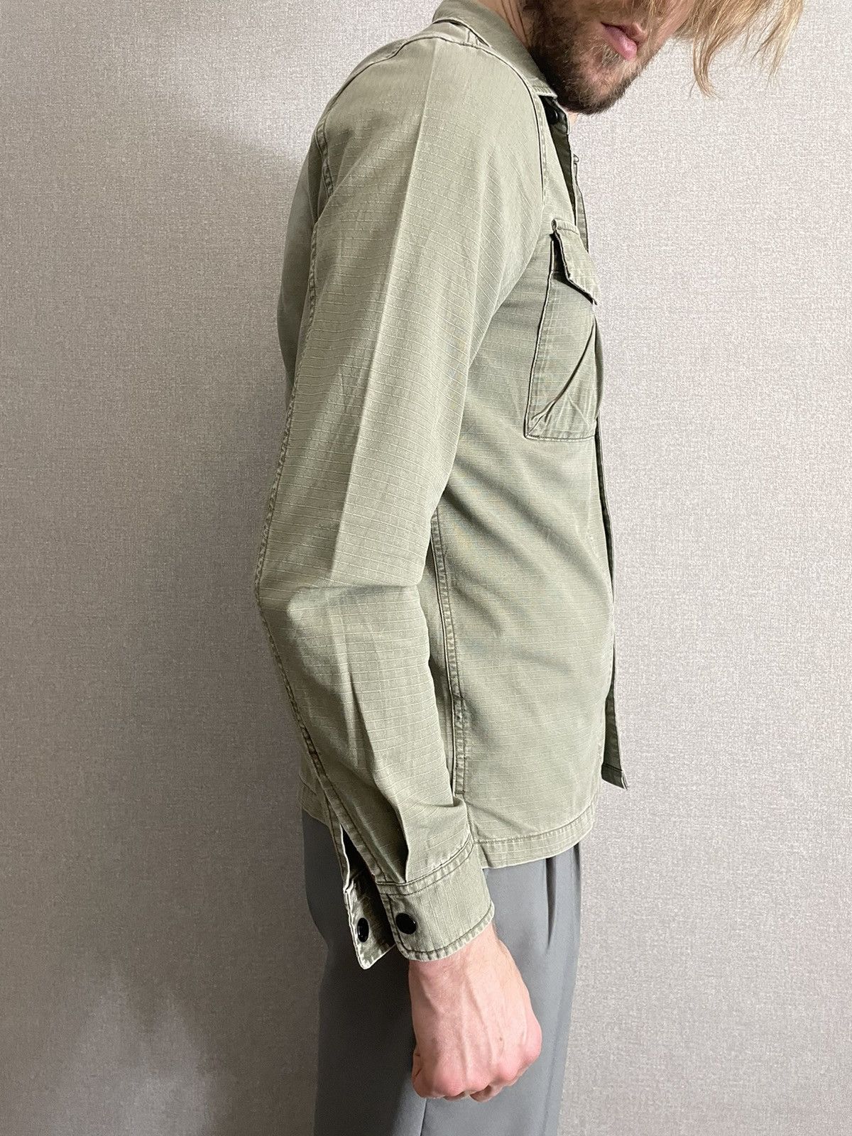 DENHAM Denham Mens Khaki Shirt long sleeve size S Size US S / EU 44-46 / 1 - 10 Thumbnail