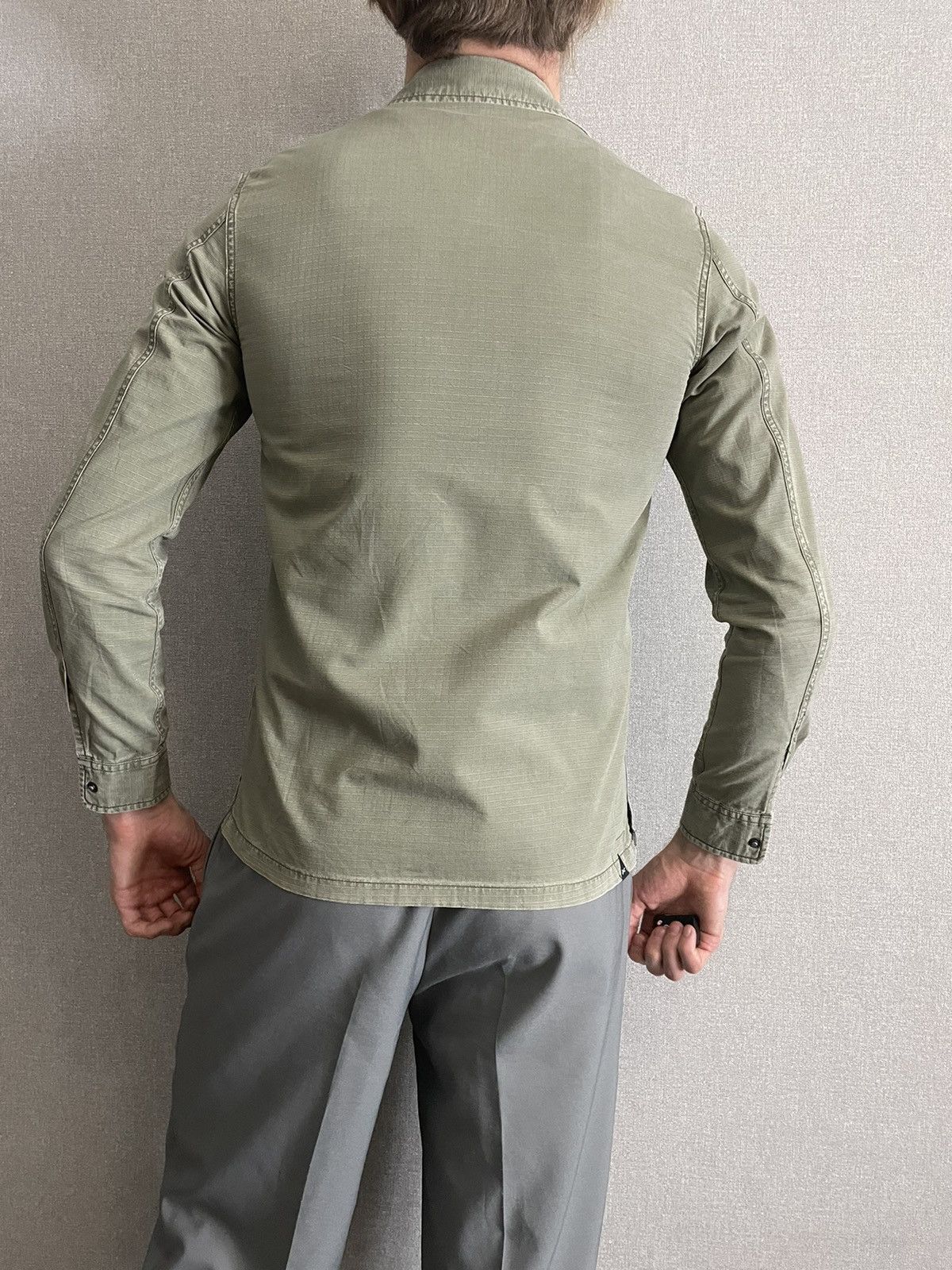 DENHAM Denham Mens Khaki Shirt long sleeve size S Size US S / EU 44-46 / 1 - 12 Thumbnail