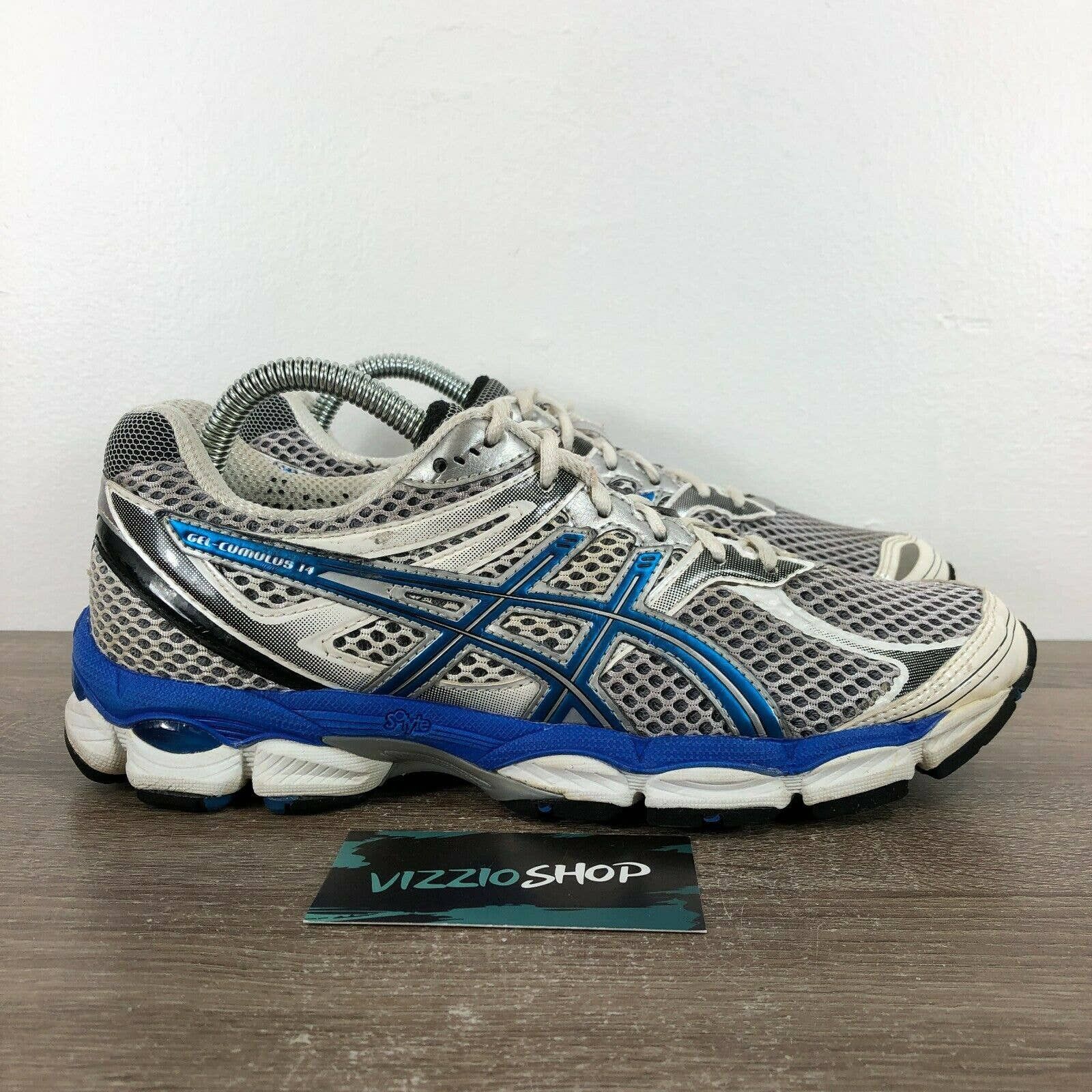 Asics Asics GEL Cumulus 14 Gray Blue Black Running Men s 7.5 T246N