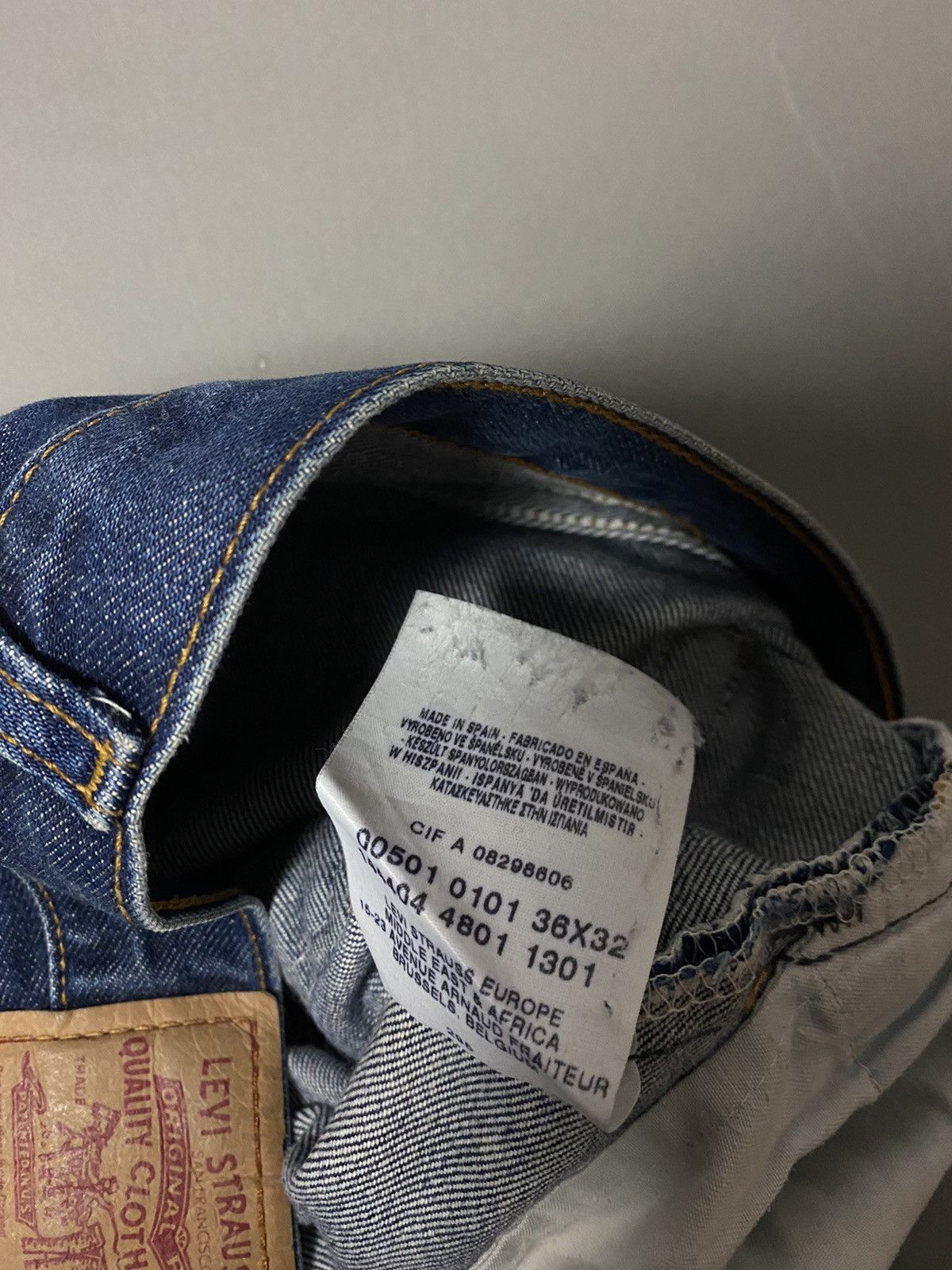 Levi's Levi’s 501 vintage navy jeans denim pants Size US 36 / EU 52 - 8 Thumbnail