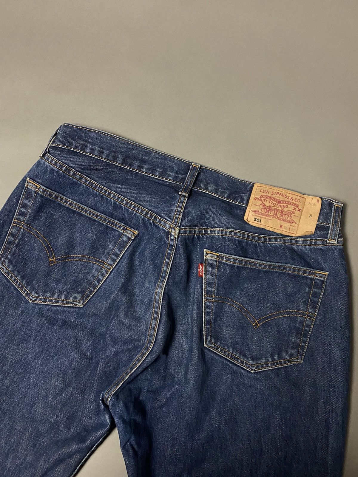 Levi's Levi’s 501 vintage navy jeans denim pants Size US 36 / EU 52 - 2 Thumbnail